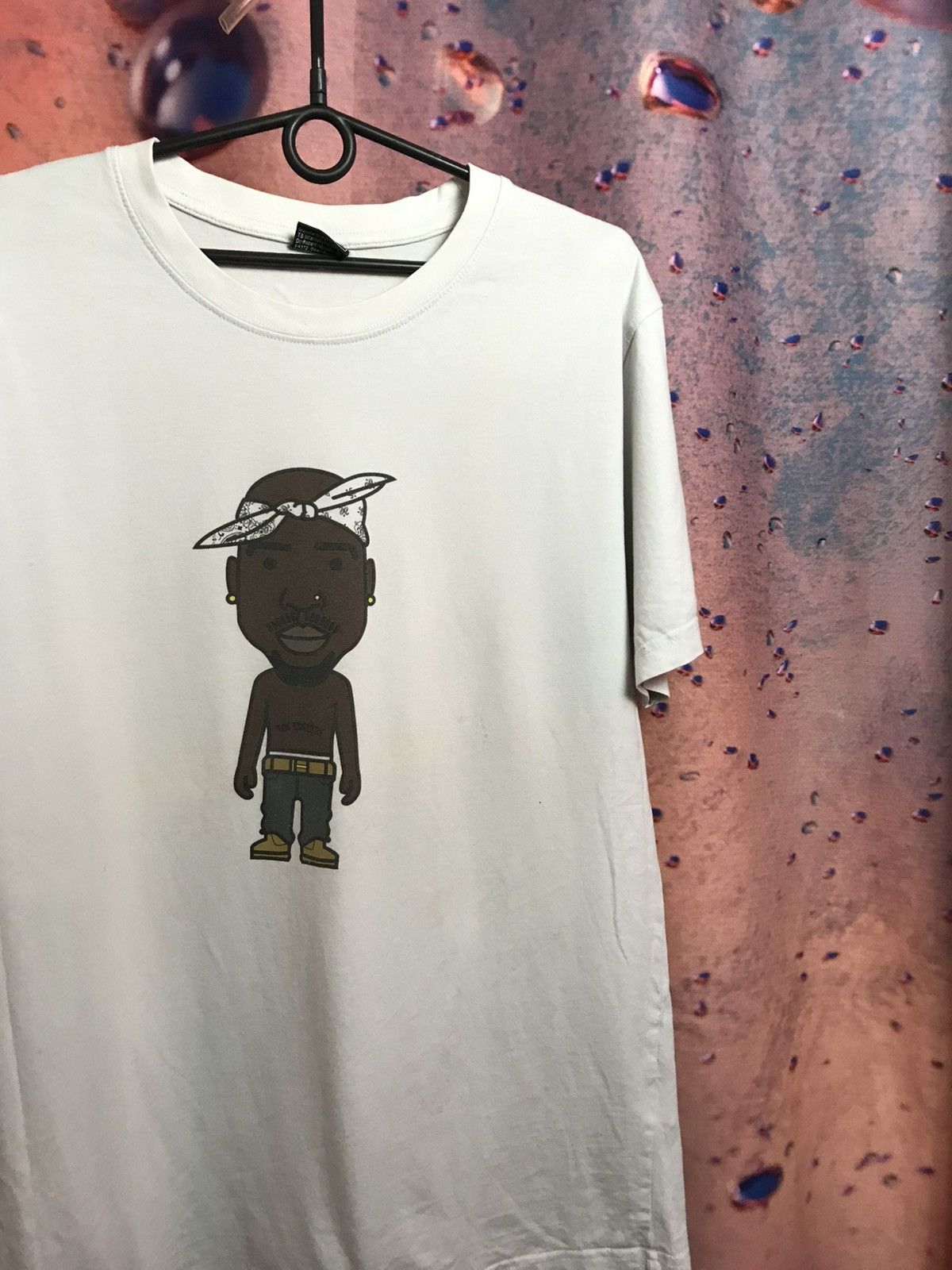 Rap Tees Tupac 2pac Rap streetwear white tee Size US L / EU 52-54 / 3 - 1 Thumbnail