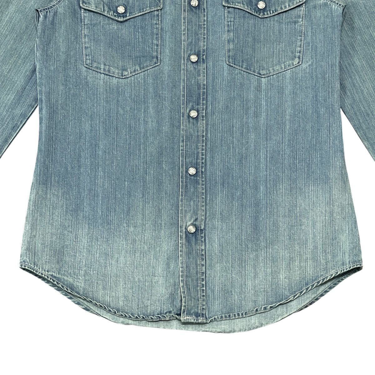Lithium Vtg Lithium Homme Embroidered Slim Fit Denim Western Jacket Size US S / EU 44-46 / 1 - 7 Thumbnail