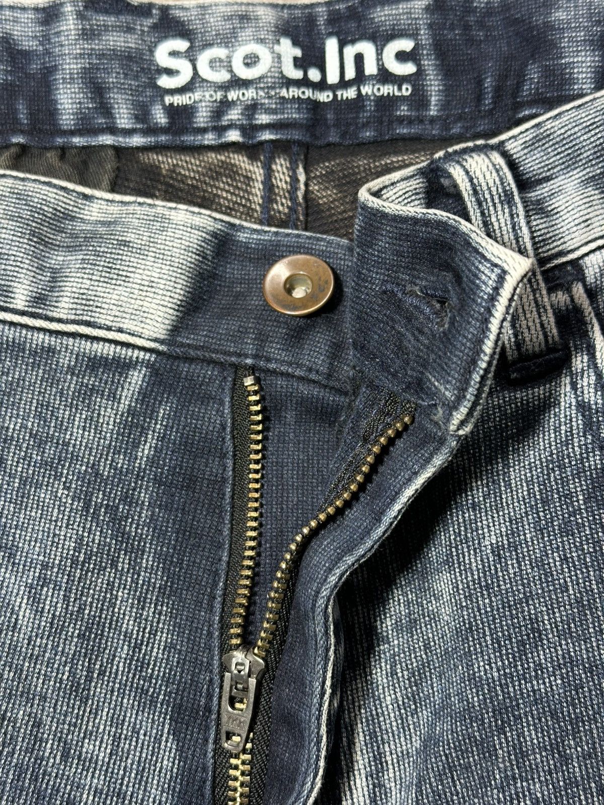 Japanese Brand Scot.inc Denim Cargo Size US 32 / EU 48 - 8 Thumbnail