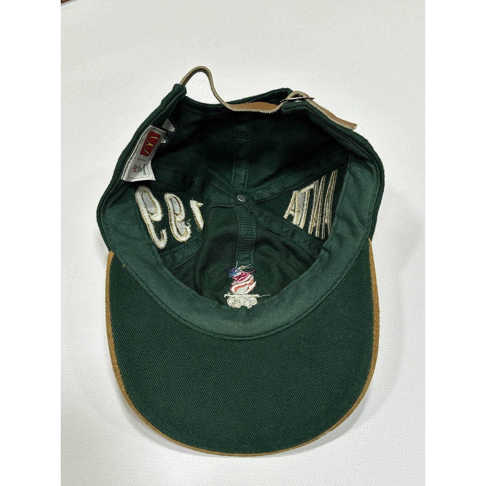 Vintage Vintage ATLANTA Olympic Games 1996 Cap USA hat green 90s Size ONE SIZE - 3 Thumbnail