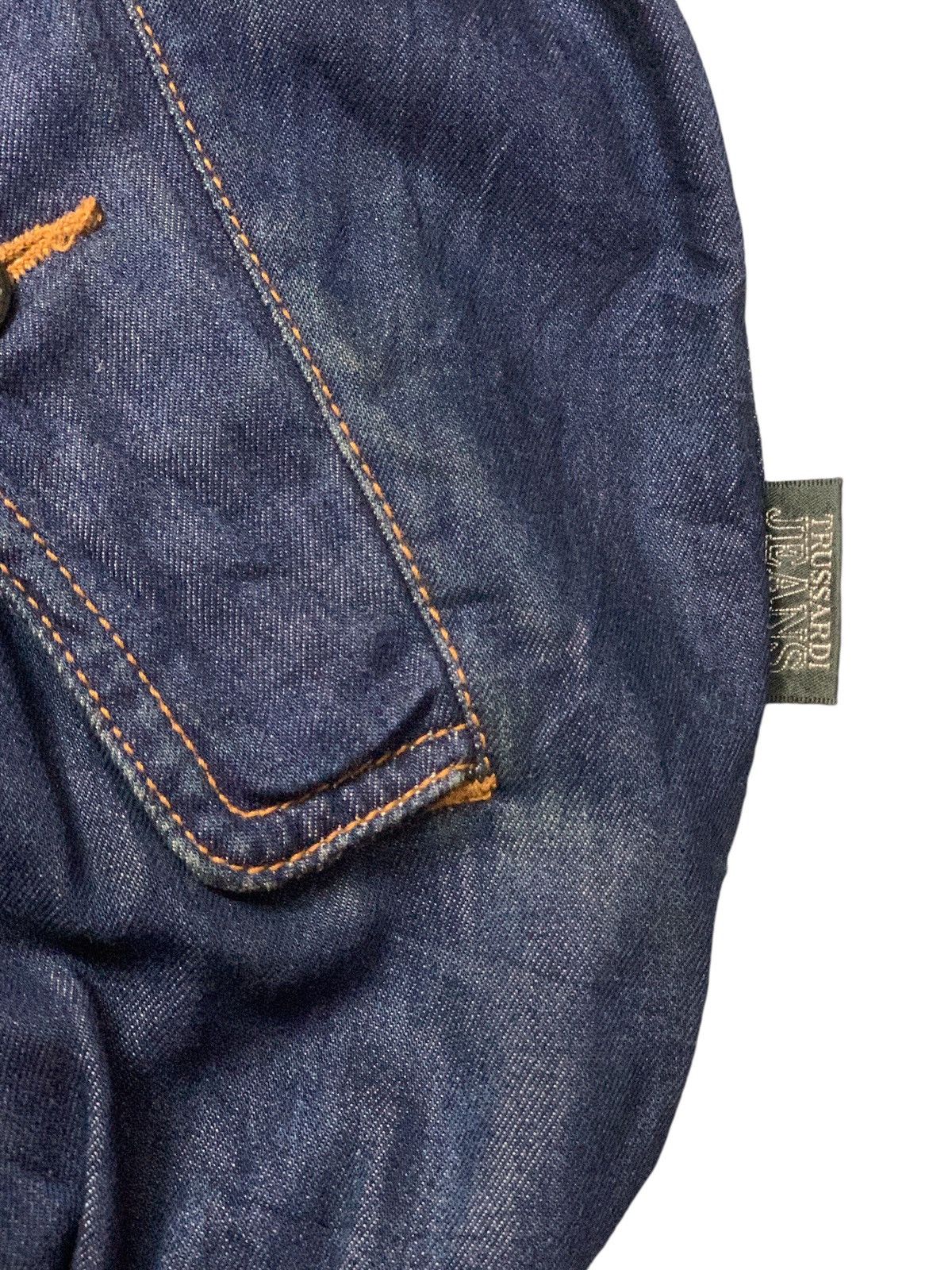 Trussardi × Vintage Rare Design Vintage Trussardi Jeans Denim Jackets Size US M / EU 48-50 / 2 - 10 Thumbnail