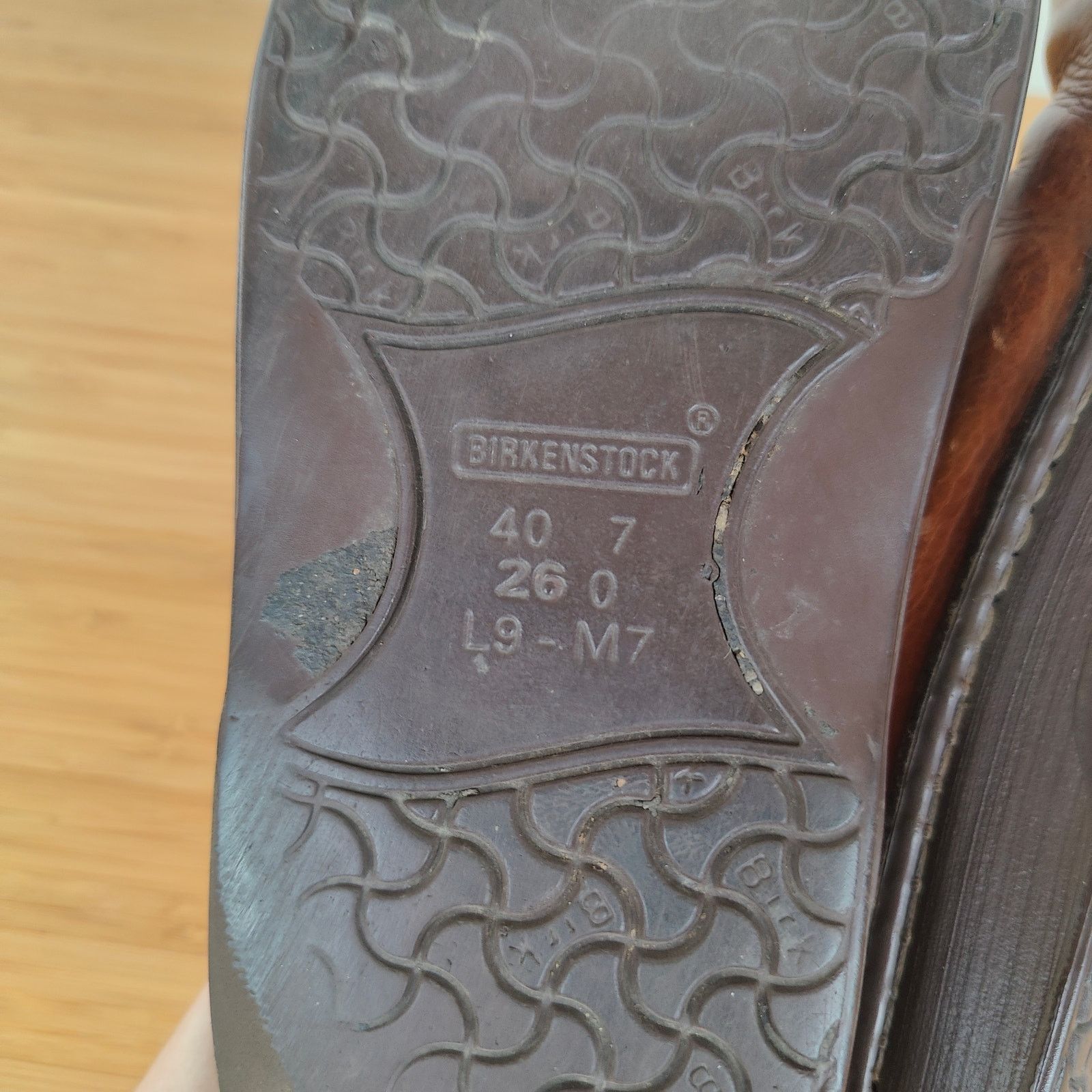 Birkenstock Birkenstock Memphis Loafers Mens 7 Womens 9 Brown Leather Size US 7 / EU 40 - 7 Thumbnail