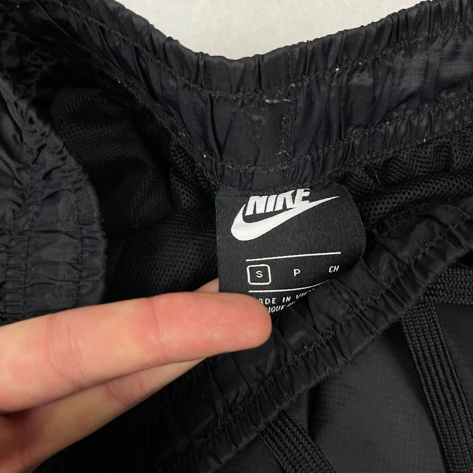Nike Nike Men's Black Swoosh Pockets High-Rise Track Pants Small Size US 30 / EU 46 - 8 Thumbnail
