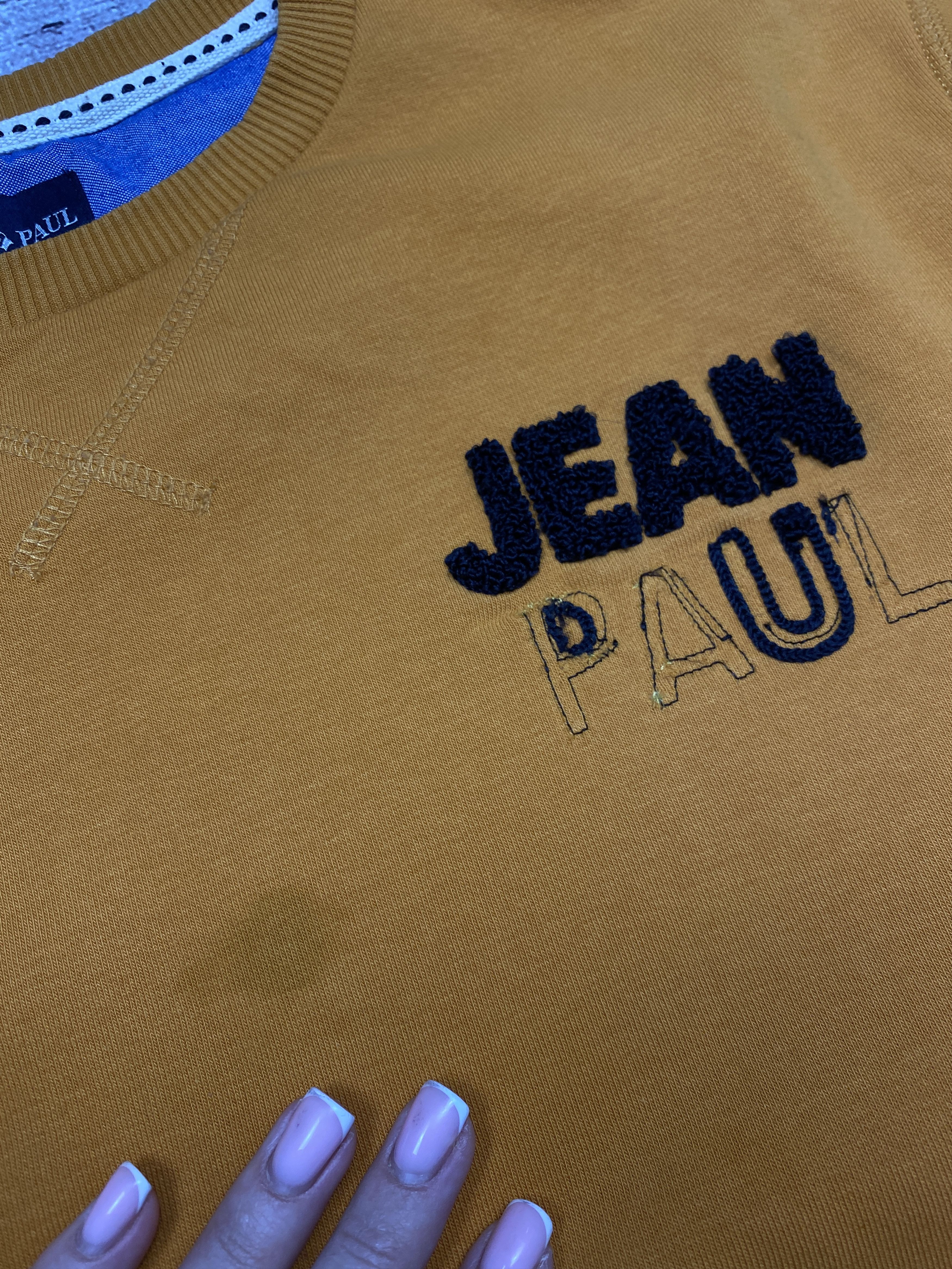 Jean Paul Gaultier × Vintage Jean Paul Vintage Mens Crew Neck Sweatshirt Size US XL / EU 56 / 4 - 3 Thumbnail