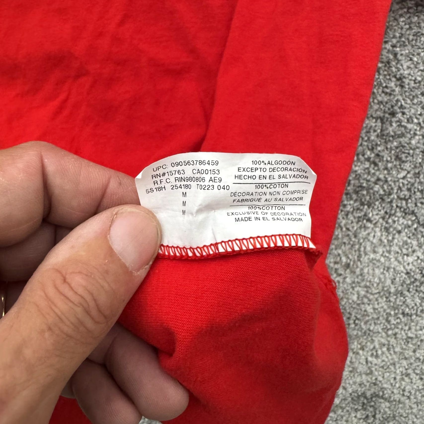 Champion Champion Shirt Mens Medium Red Embroidered C Logo Short Sleeve Tee Cotton Casual Size US M / EU 48-50 / 2 - 7 Thumbnail