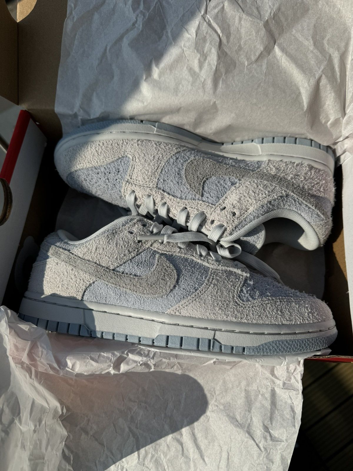 Nike Nike Dunk Low Light Armory Blue Photon Dust 38 EU FZ3779-025 Size US 7 / IT 37 - 1 Thumbnail