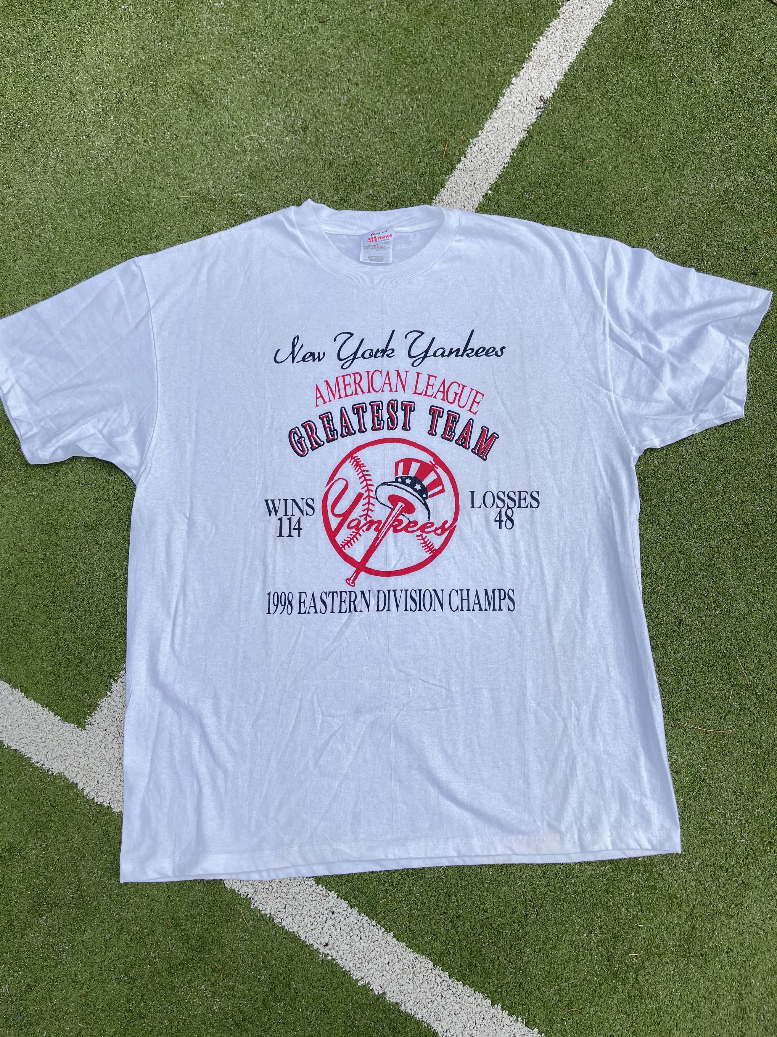 New York Yankees 1998 World Series Champions NY Yankees Vintage Shirt Size US XL / EU 56 / 4 - 1 Thumbnail