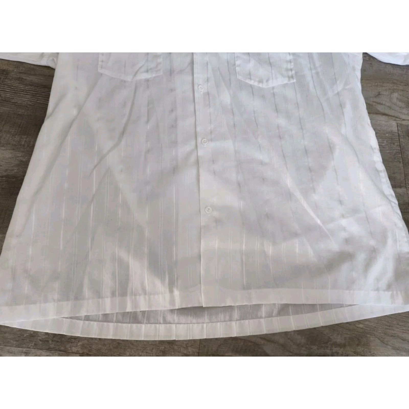 Vintage Vtg Triumph California Shirt XL Mens Short Sleeve Button Up USA Made Striped Size US XL / EU 56 / 4 - 2 Thumbnail