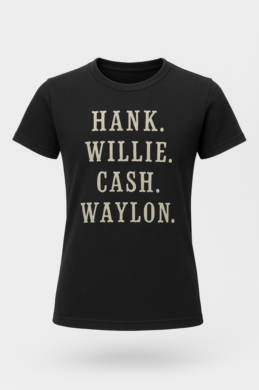 Gildan Hank Willie Cash Waylon Country Music Black Graphic Tee - S Size XS / US 0-2 / IT 36-38 - 2 Thumbnail