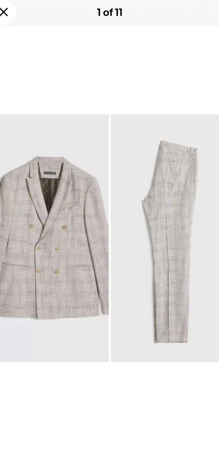 John Varvatos John varvatos mens suit. 56/46. $2000 Size 46R - 1 Thumbnail