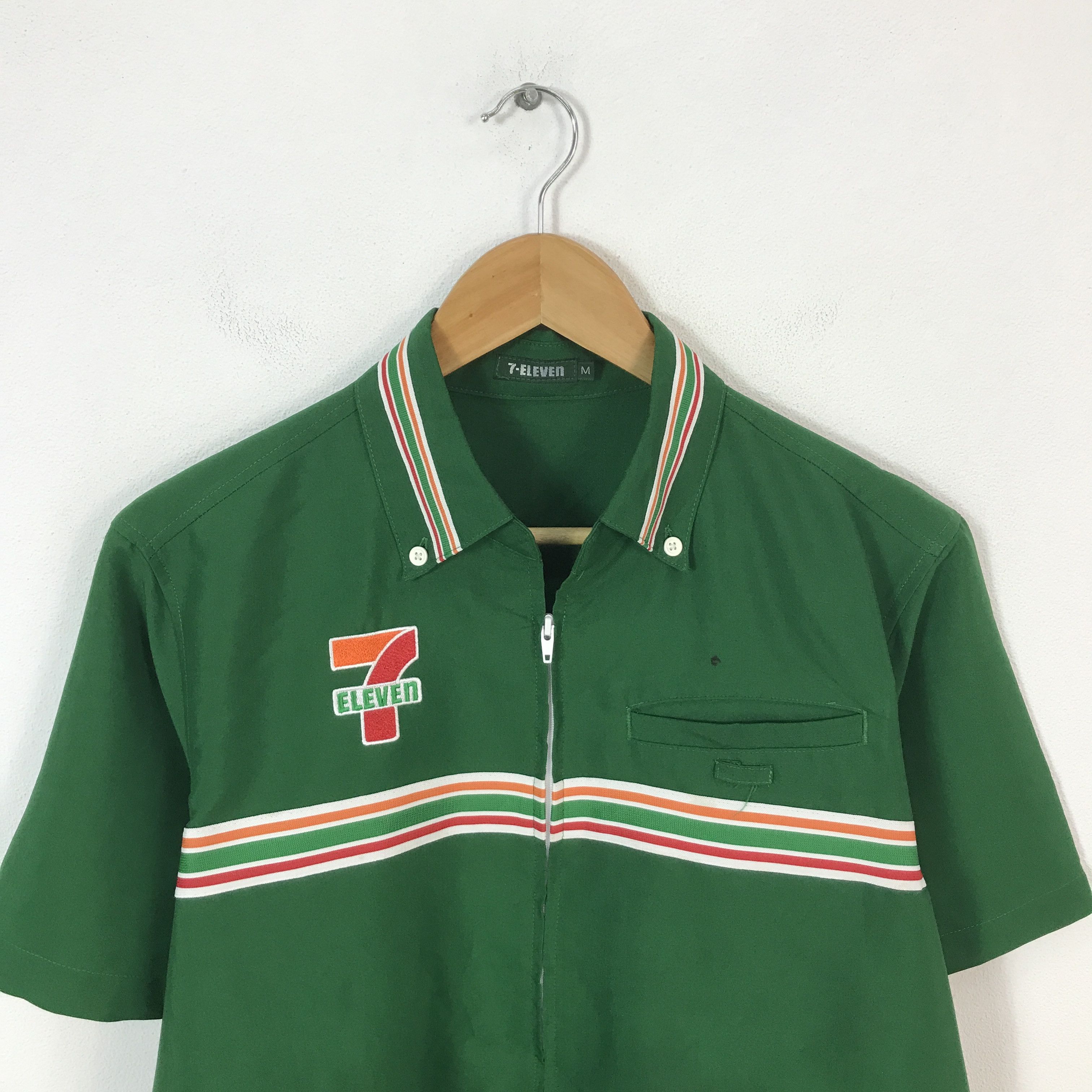 Japanese Brand vintage 7 eleven shirt Jacket jacket Size US M / EU 48-50 / 2 - 3 Thumbnail