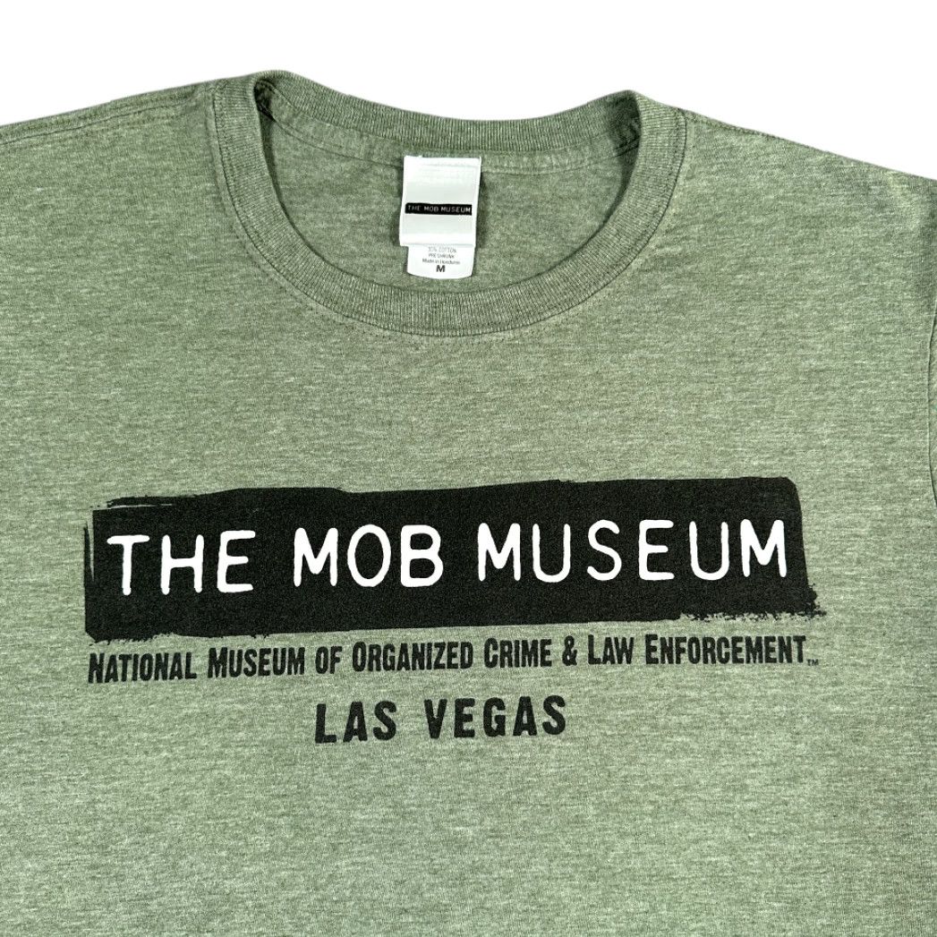 Vintage Mob Museum Shirt Adult MEDIUM Green Las Vegas Organized Crime Mafia Police Size US M / EU 48-50 / 2 - 2 Thumbnail