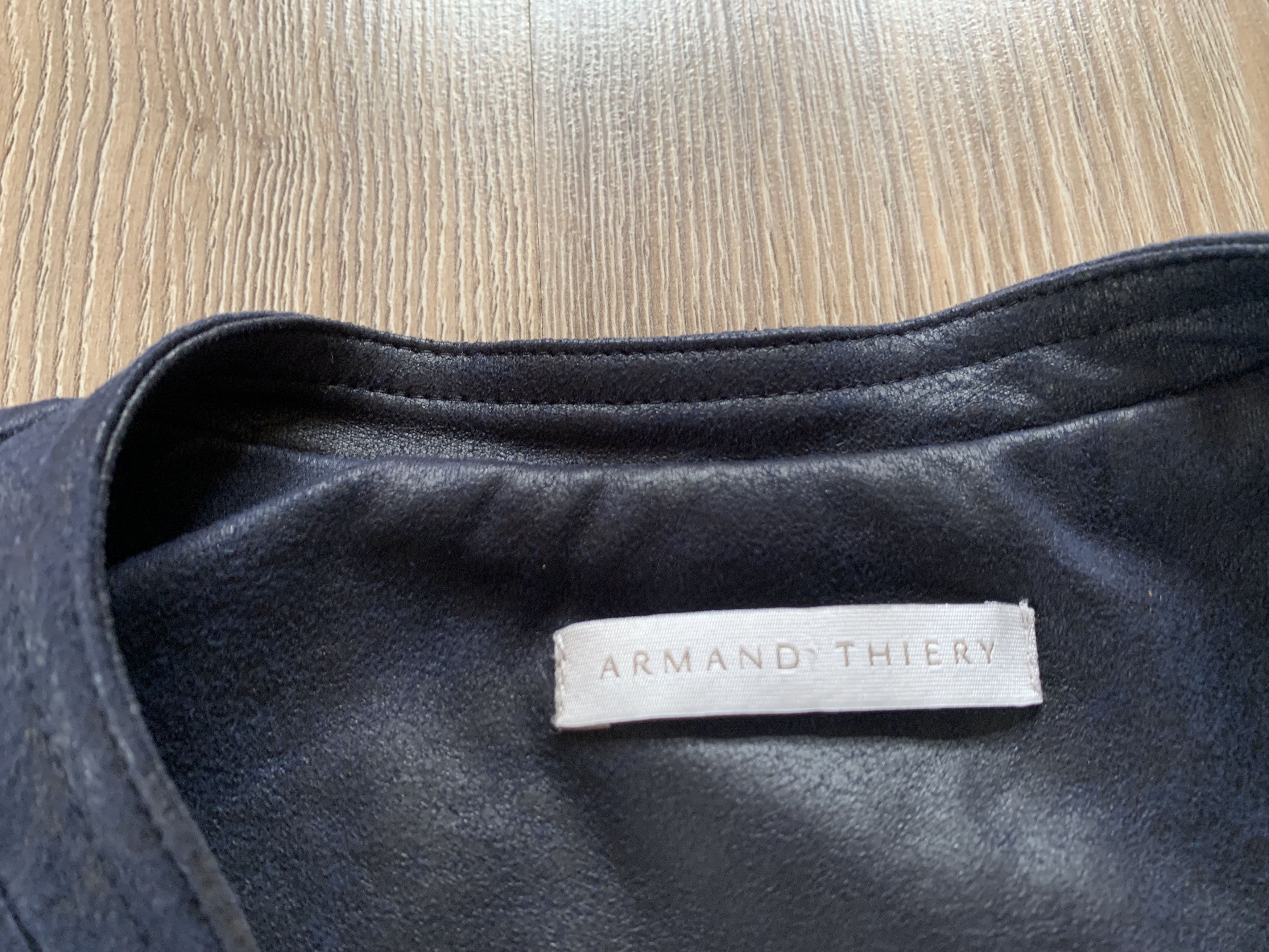 Other Armand Thiery Light Navy Blue Biker Jacket Size M / US 6-8 / IT 42-44 - 6 Thumbnail