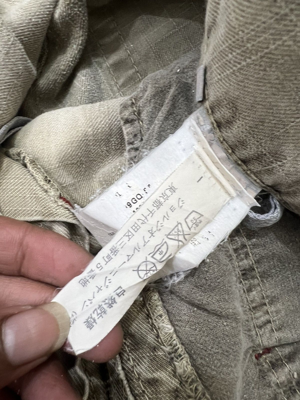 Emporio Armani × Our Legacy 2000s Archival AJ Giorgio Armani Jeans Wash Baggy y2k Lgb Size US 32 / EU 48 - 10 Thumbnail