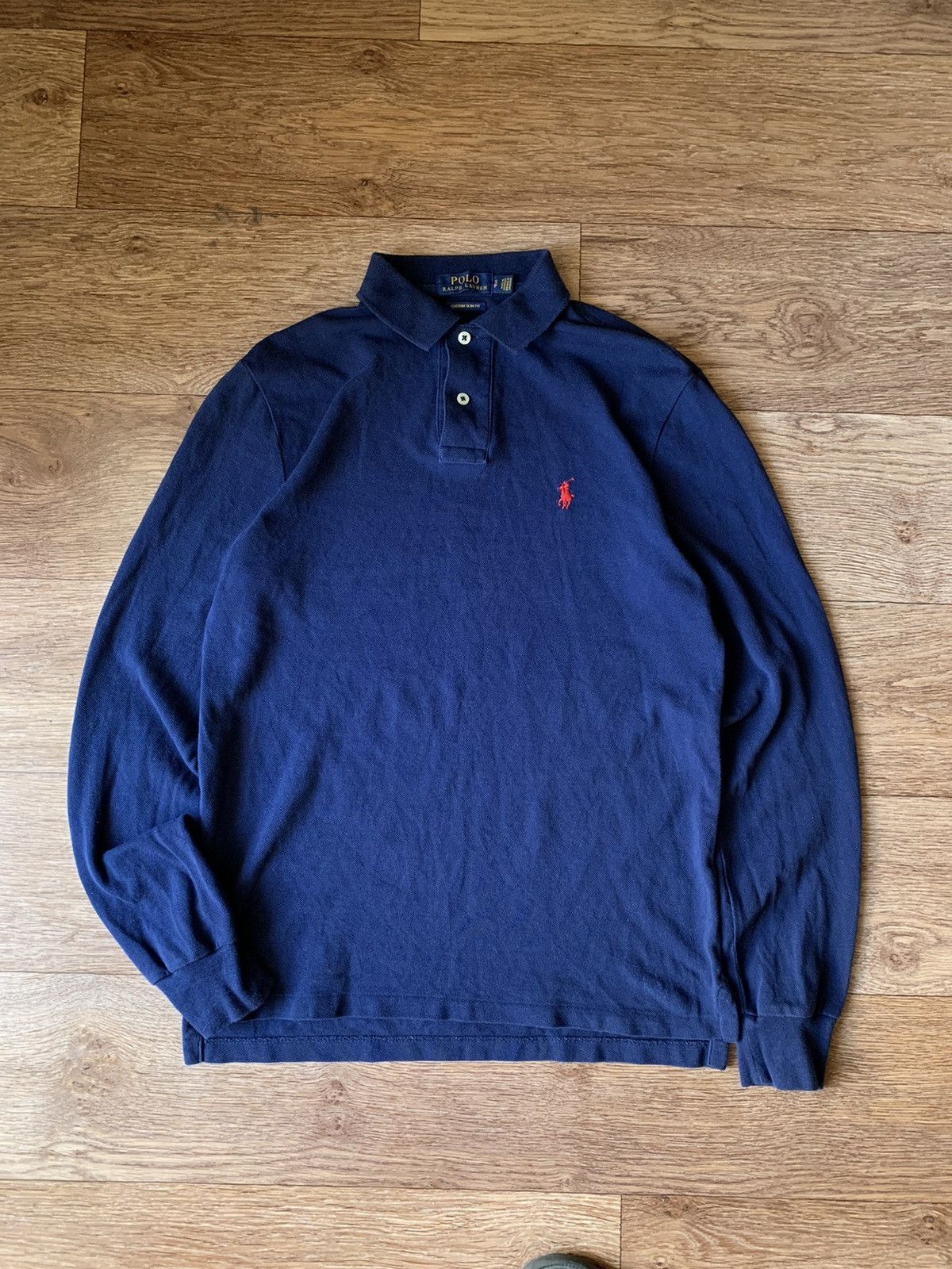 Polo Ralph Lauren × Vintage Polo Ralph Lauren Rugby Shirt Long Sleeve Streetwear Size US S / EU 44-46 / 1 - 1 Thumbnail