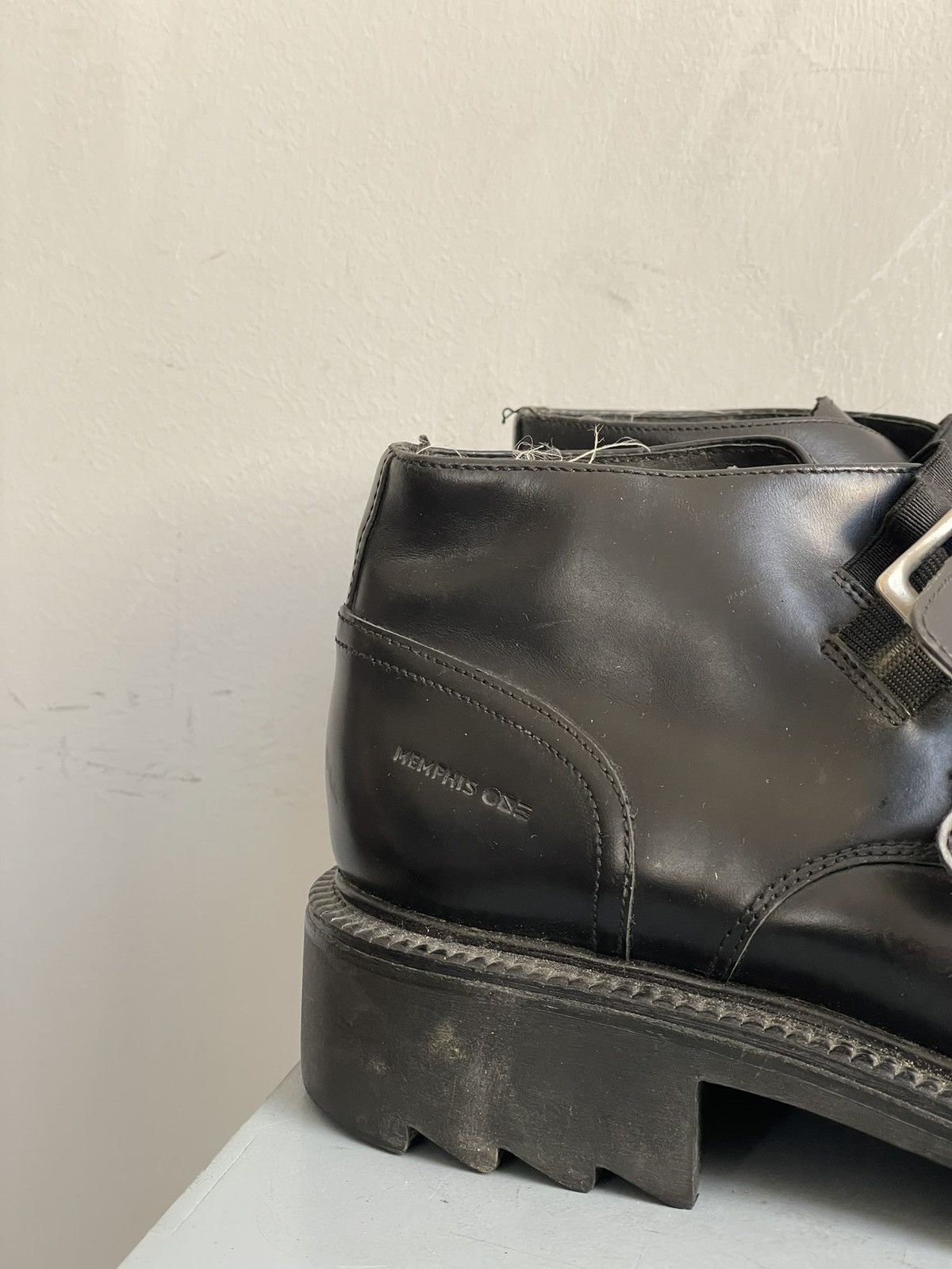 Harley Davidson Rubber platform boots y2k opium New Rock style hype Size US 10 / EU 43 - 5 Thumbnail