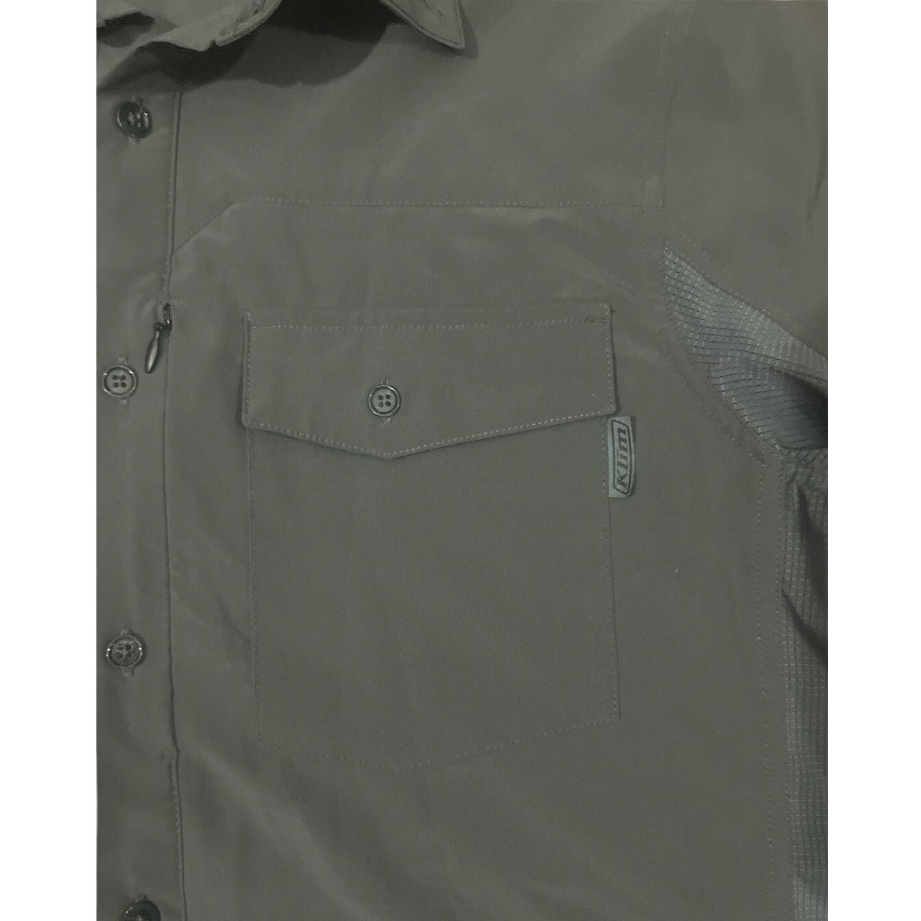 Other Klim Size MEDIUM Button Front shirt Pockets Long Sleeve Gray Size US M / EU 48-50 / 2 - 2 Thumbnail