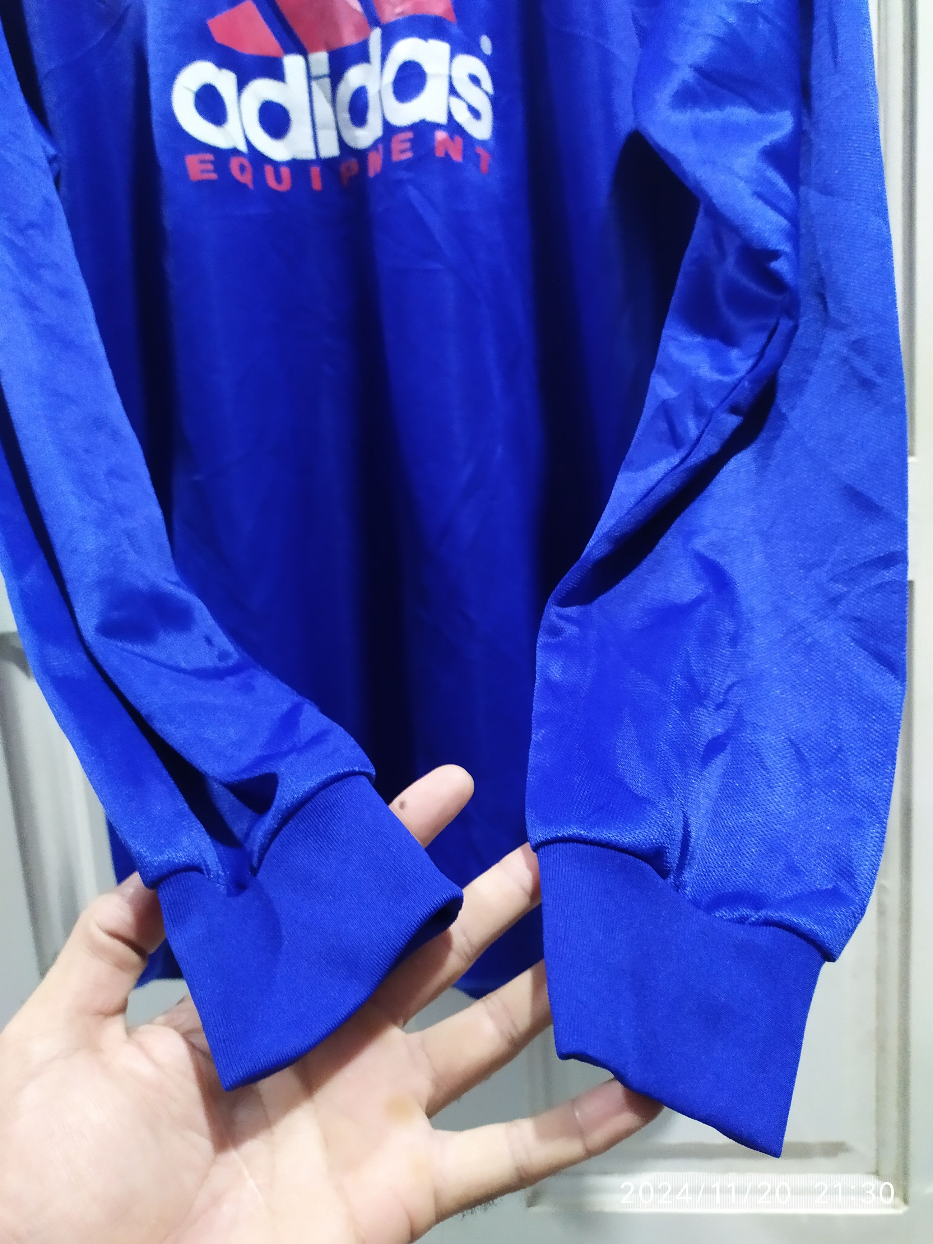 Adidas × Equipment × Vintage Adidas Equipment vintage 90s jersey made in Japan Size US L / EU 52-54 / 3 - 4 Thumbnail
