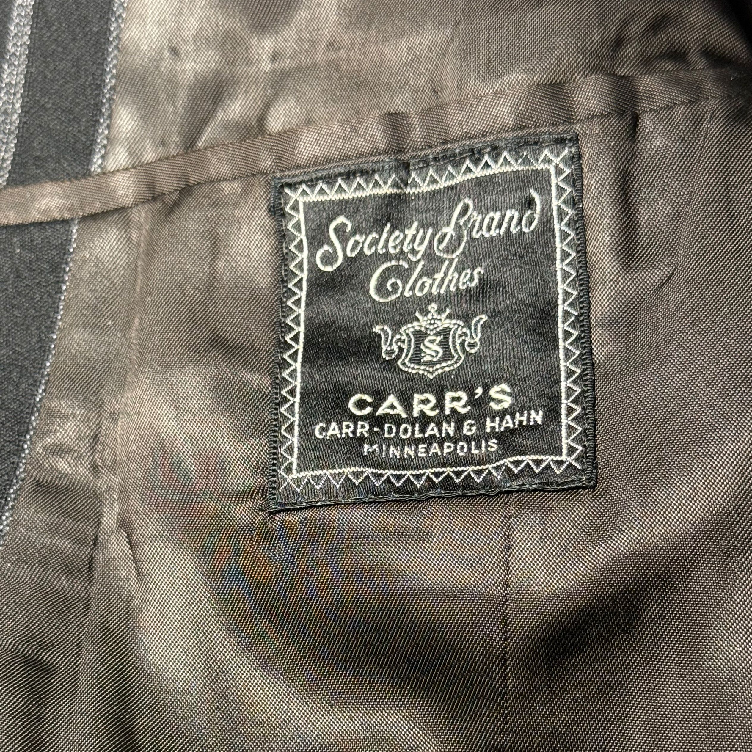 Other 1930s Society Brand Chicago Chalk Stripe DB Suit Size 40S - 5 Thumbnail