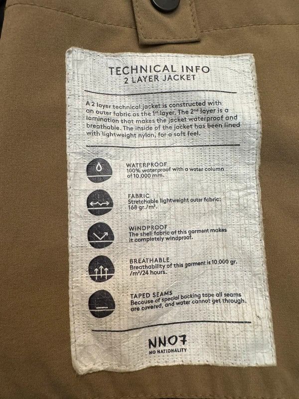 NN07 NN07 Tyler Mac Coat Jacket Waterproof size M Size US M / EU 48-50 / 2 - 14 Thumbnail