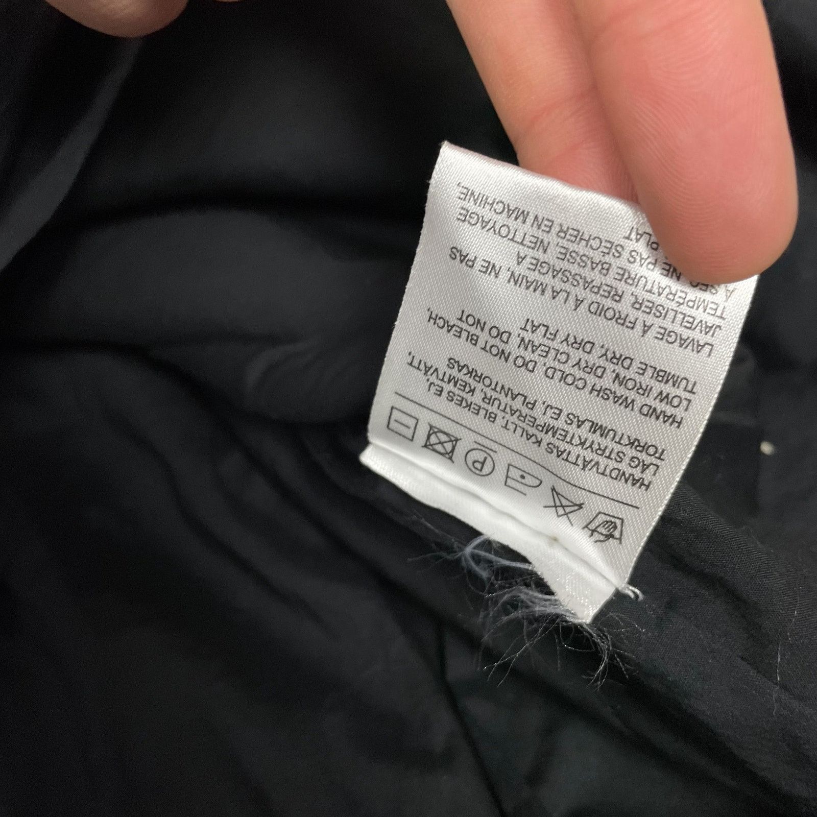 Acne Studios Acne Women's Black Wool Full Zip Cropped Fleece Jacket Small Size S / US 4 / IT 40 - 13 Thumbnail