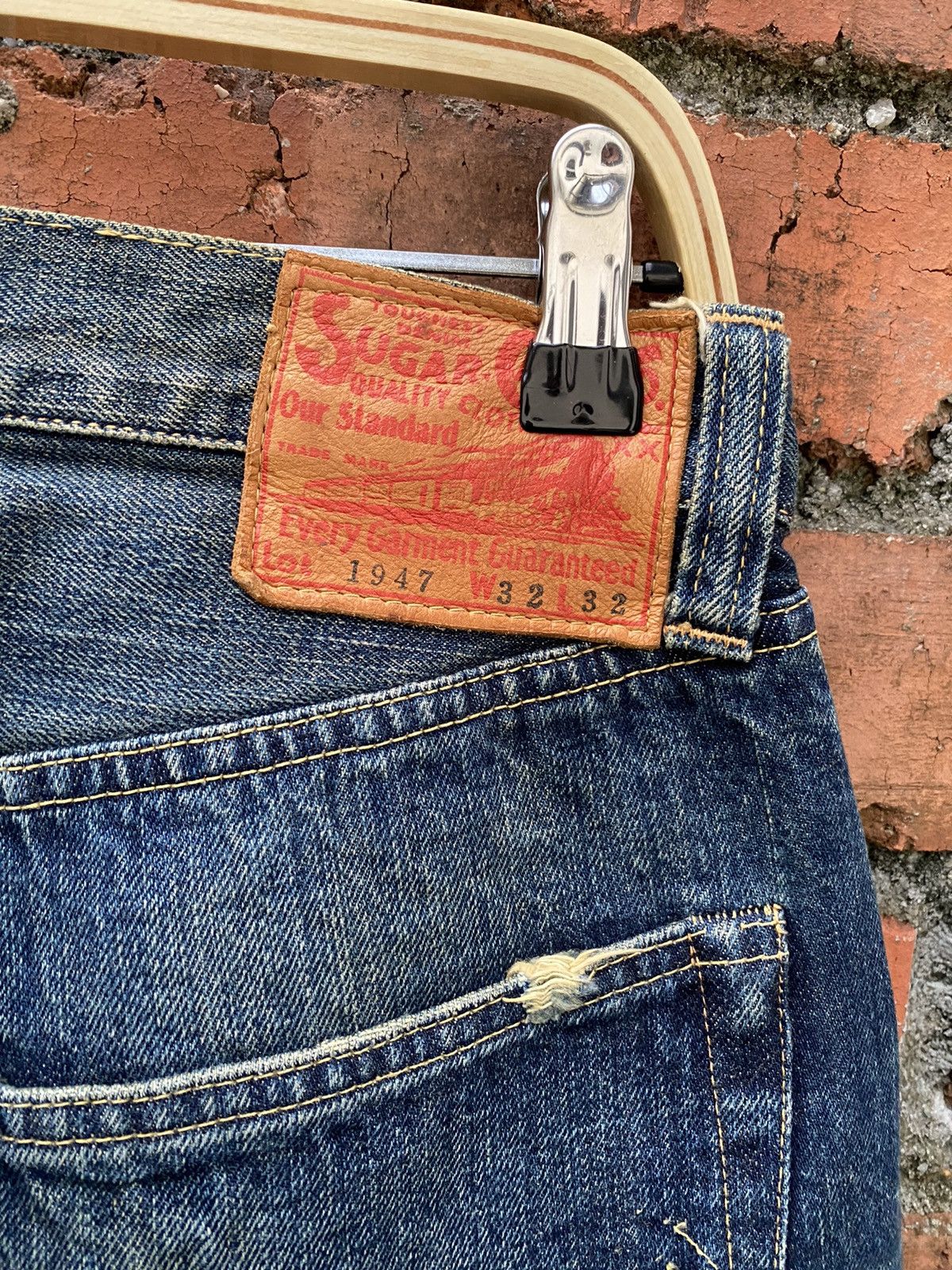 Japanese Brand × Sugar Cane size 31x30 sugarcane toyo redline distressed denime Size US 31 - 4 Thumbnail
