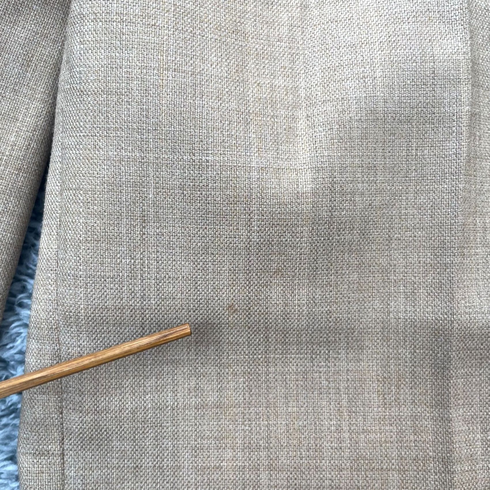 Max Mara VINTAGE Max Mara Pants Womens Brown Dress Wool Stretch Pockets Straight Leg 10 Size 32" / US 10 / IT 46 - 4 Thumbnail