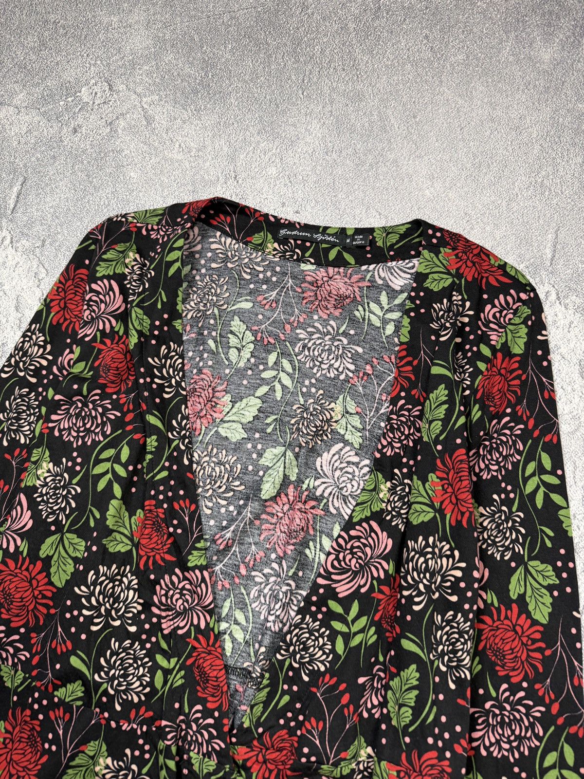 Gudrun Sjoden Gudrun Sjoden Women Dress Linen Cotton Flowers Size M / US 6-8 / IT 42-44 - 2 Thumbnail