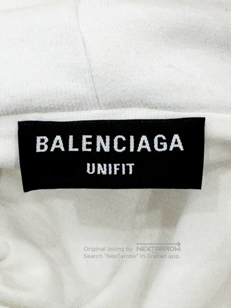 Balenciaga Balenciaga Destroyed print hooded sweatshirt Size US XS / EU 42 / 0 - 7 Thumbnail