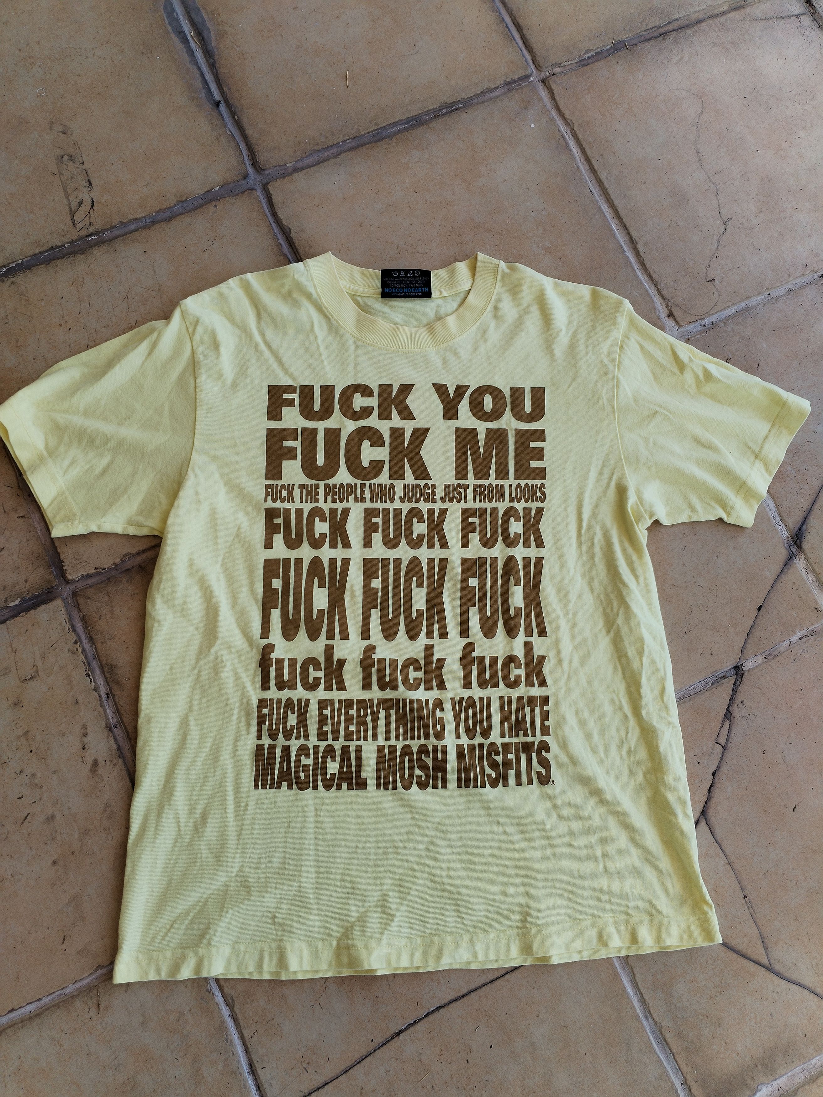 Vintage Vintage Wording "Fu**" Size US M / EU 48-50 / 2 - 1 Thumbnail