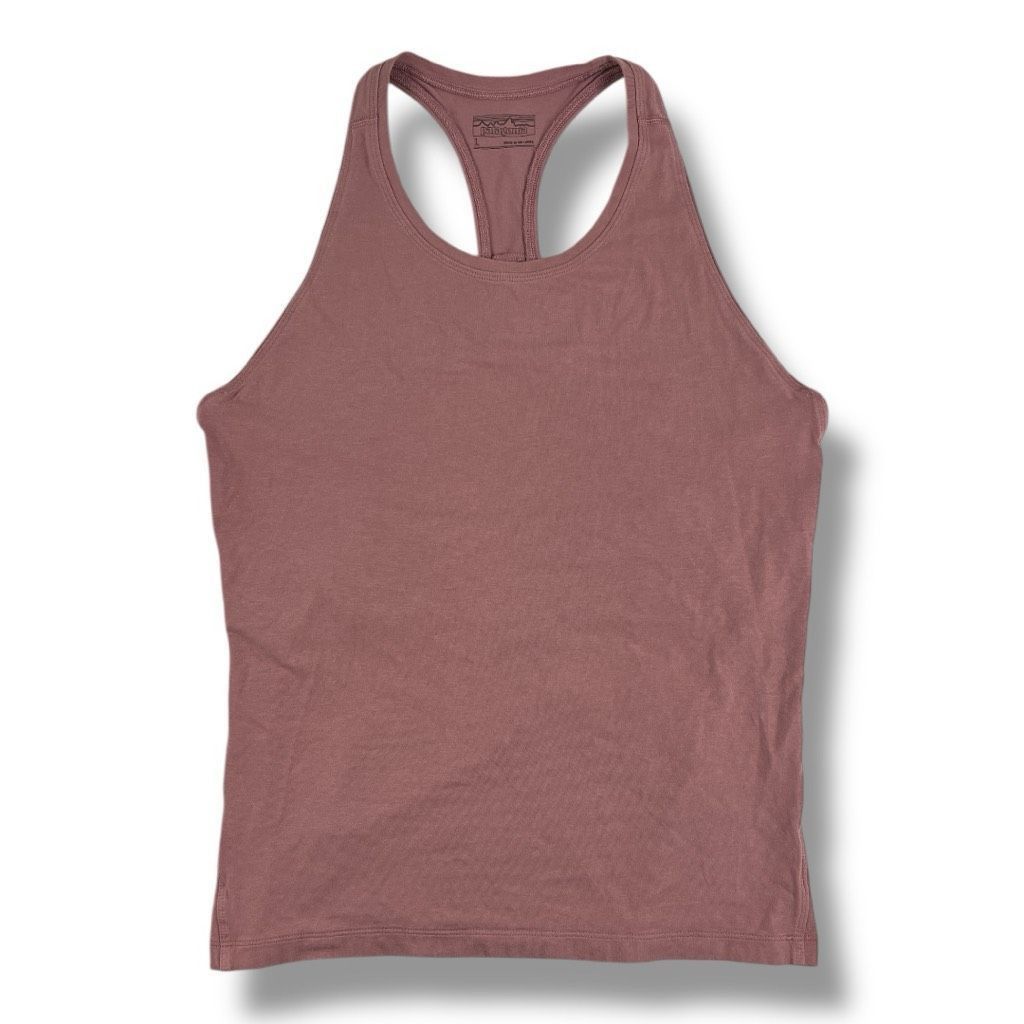 Patagonia Patagonia W’s Arnica Tank Top Organic Cotton Tencel Pink Pur Size L / US 10 / IT 46 - 1 Thumbnail