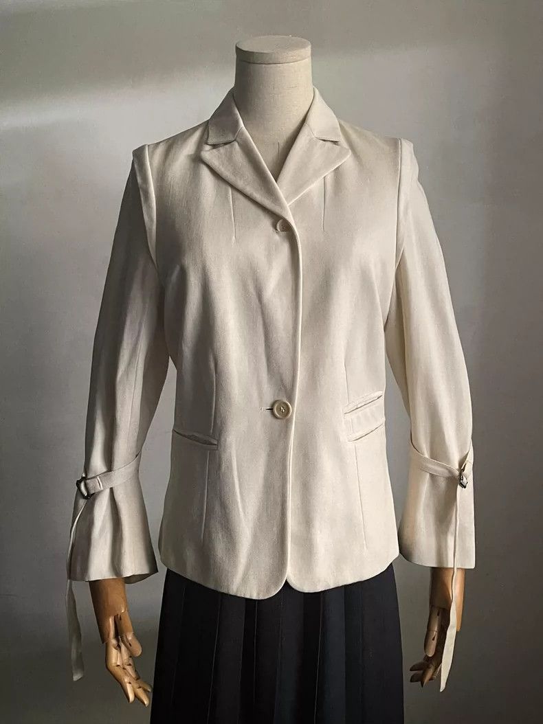Ann Demeulemeester Ann Demeulemeester 07aw rust-hooped wool suit-2506 Size US L / EU 52-54 / 3 - 1 Thumbnail