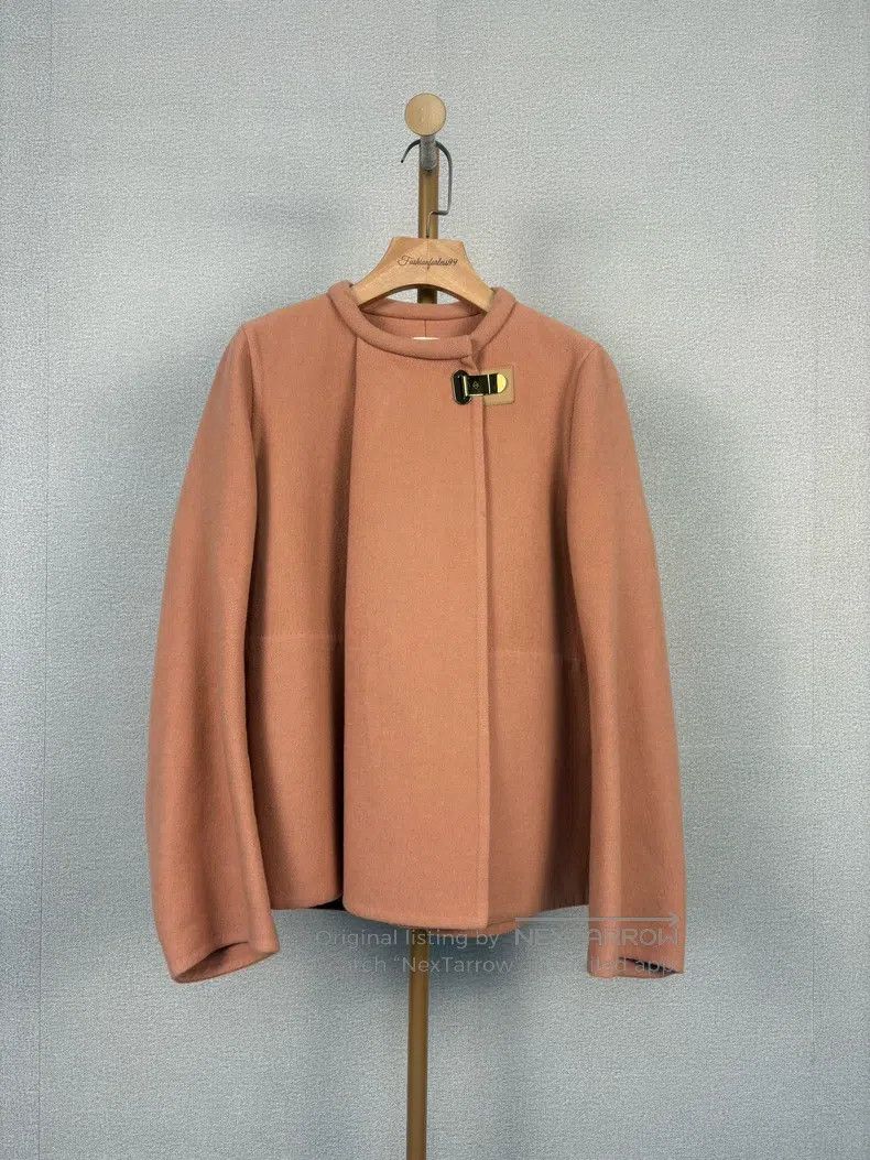 Hermes Hermes Coral Pink Cashmere Jacket Size XS / US 0-2 / IT 36-38 - 1 Thumbnail