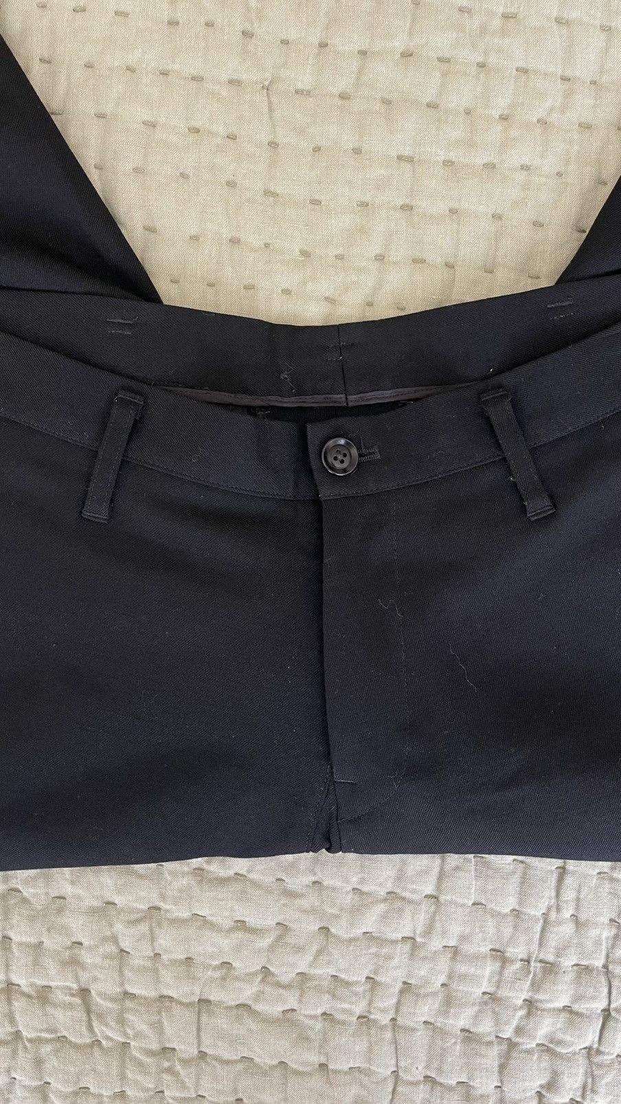 Yohji Yamamoto Yohji yamamoto pour homme w crotch pants Size US 35 - 6 Thumbnail