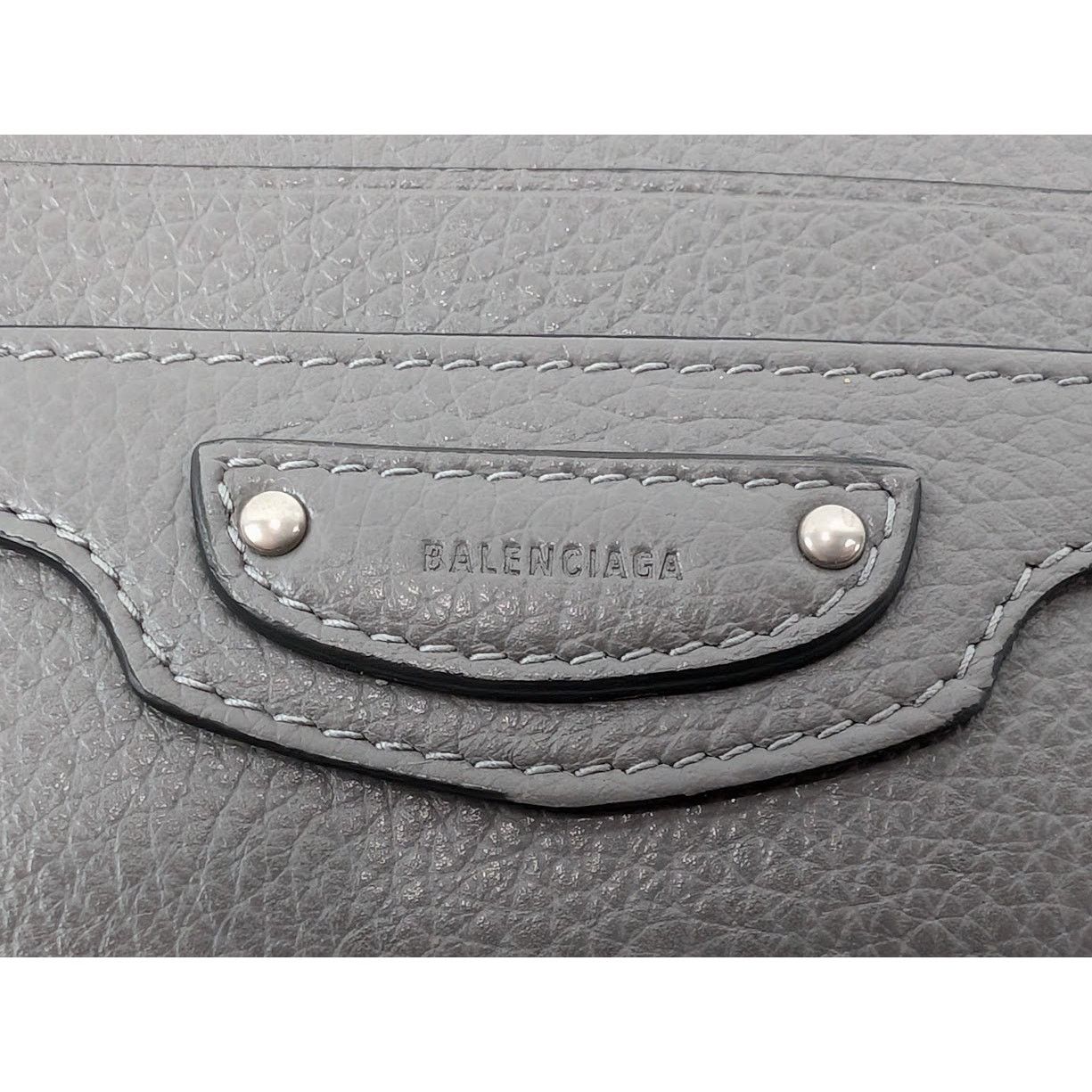 Balenciaga o1rshd1 Size: OS / Credit Card Holder in Black/Graphite Size ONE SIZE - 4 Thumbnail