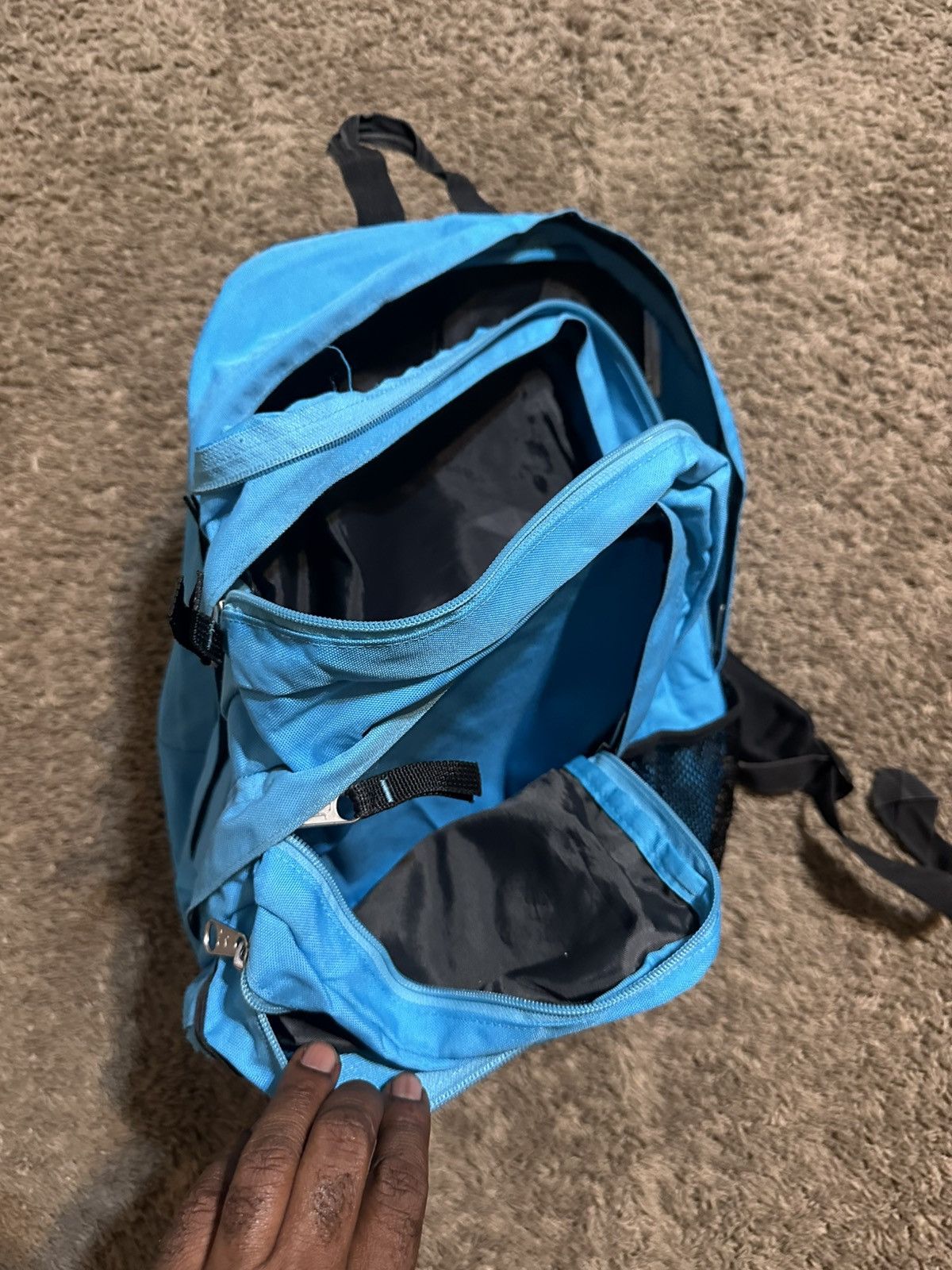Jansport Vintage Jansport “triple teal” backpack 00s Size ONE SIZE - 3 Thumbnail