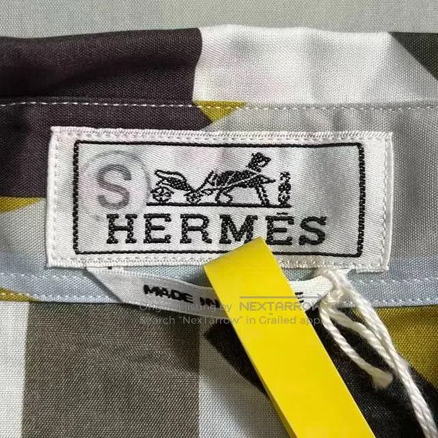 Hermes Hermes Abstract War Horse Print Shirt. Size US M / EU 48-50 / 2 - 4 Thumbnail