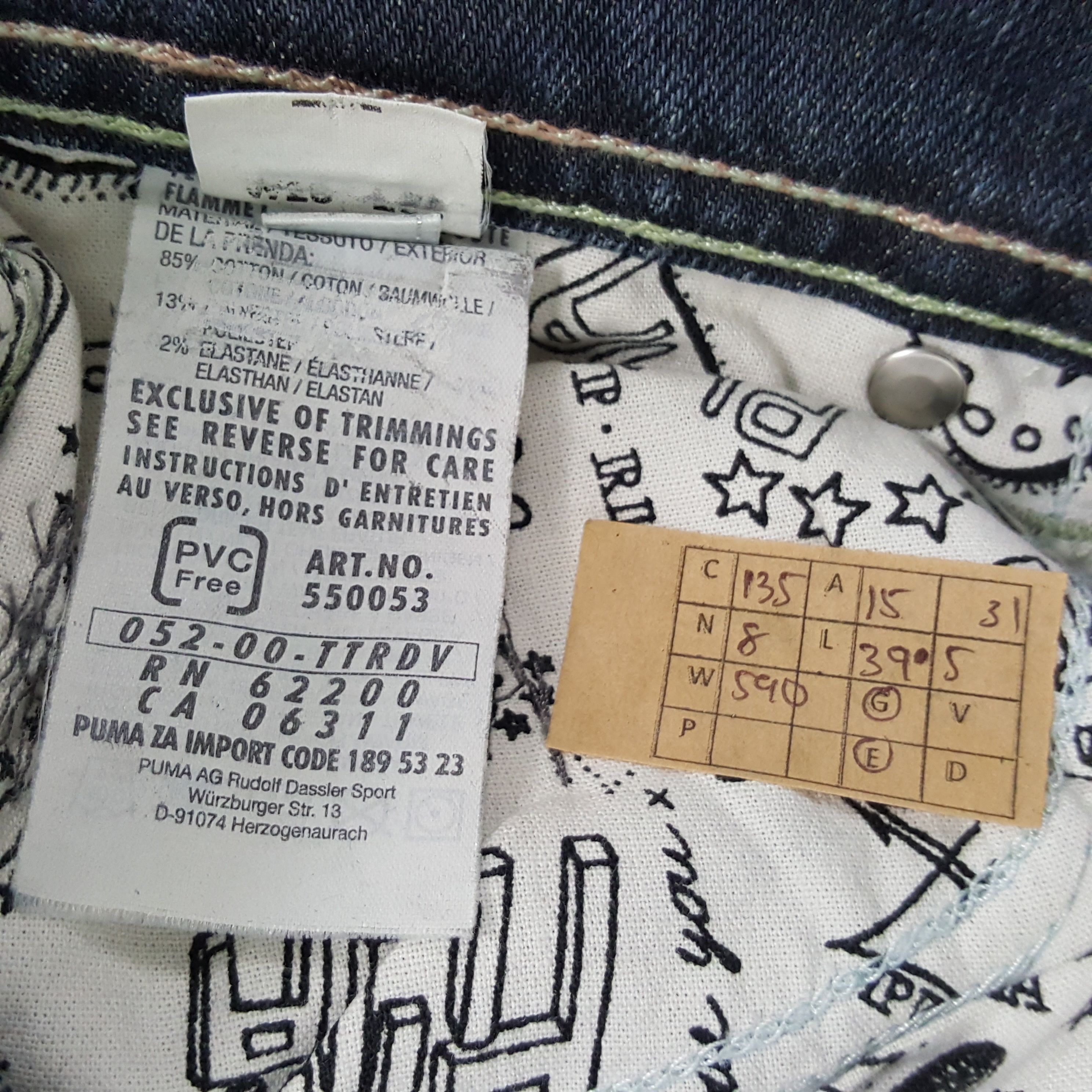 Evisu Evisu X Puma Japanese Brand Daicock Custom Jeans Size 30" / US 8 / IT 44 - 13 Thumbnail