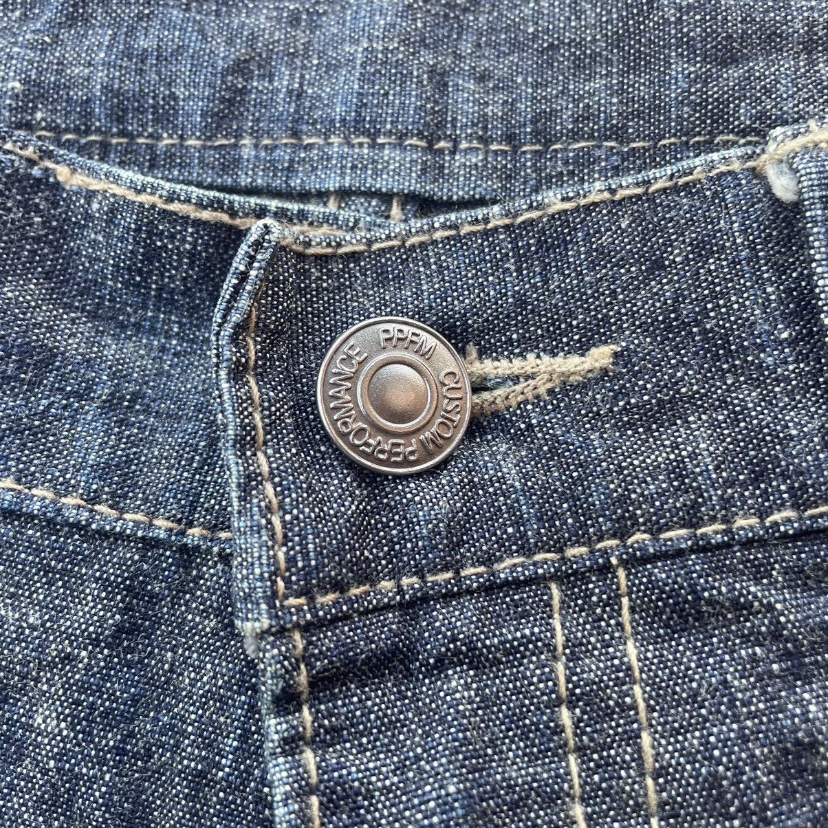 If Six Was Nine × Le Grande Bleu (L.G.B.) × PPFM 🇯🇵 PPFM DOUBLE POCKET STONE WASHED DENIM PANTS Size US 32 / EU 48 - 15 Thumbnail