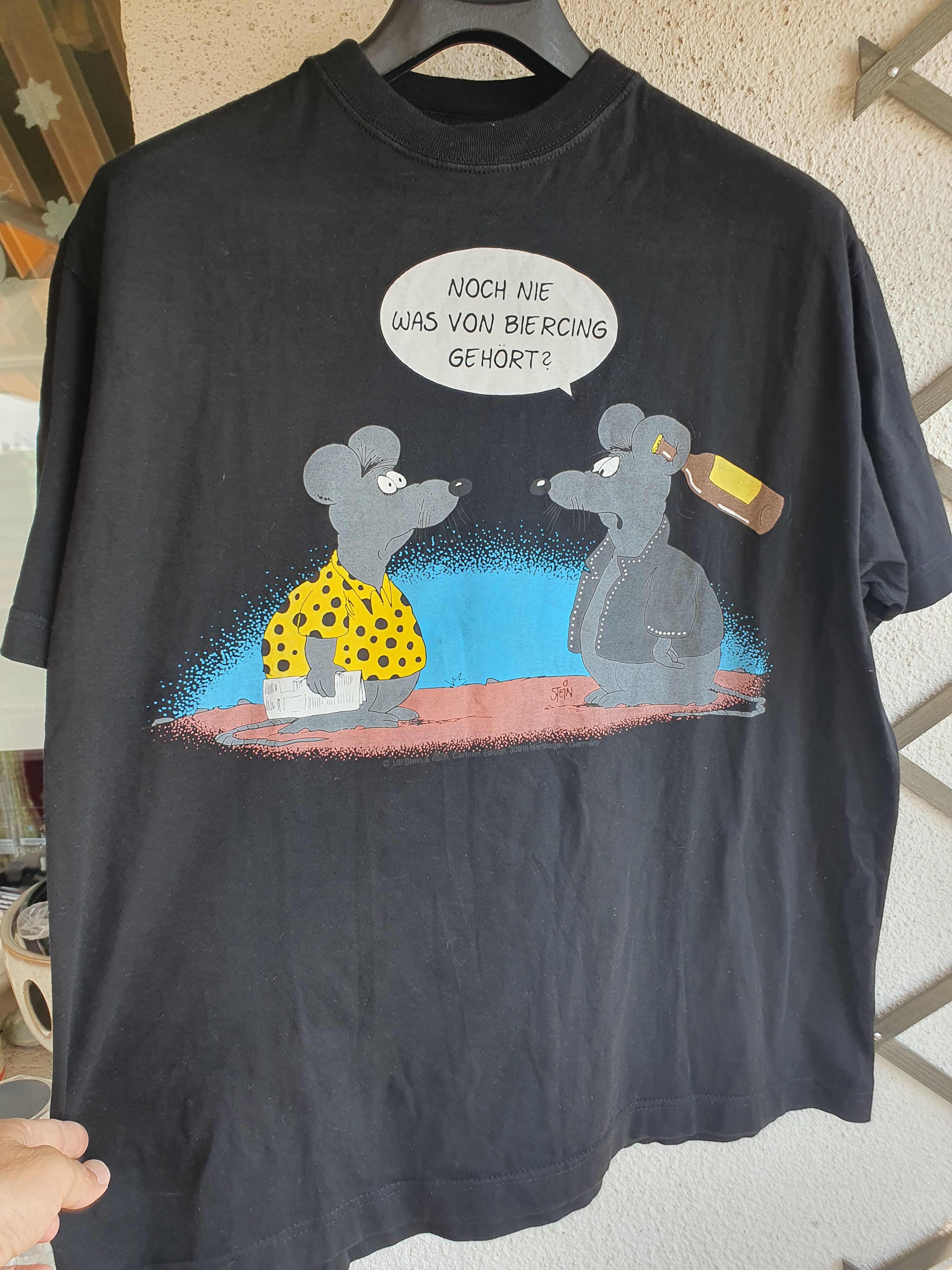 Anime Uli Stein & Koch Cartoon Germany Vintage t-shirt sz XL Size US XL / EU 56 / 4 - 1 Thumbnail