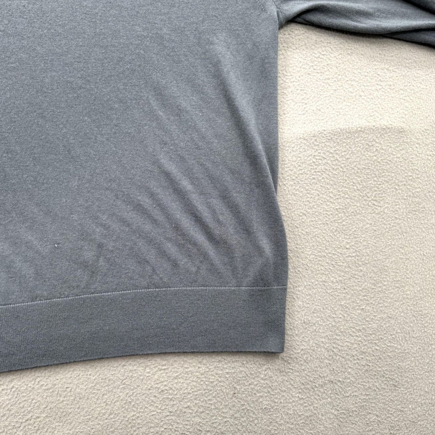 Allsaints AllSaints Sweater Mens 2XL Gray Crewneck Lightweight Modal Wool Knit Pullover Size US XXL / EU 58 / 5 - 7 Thumbnail