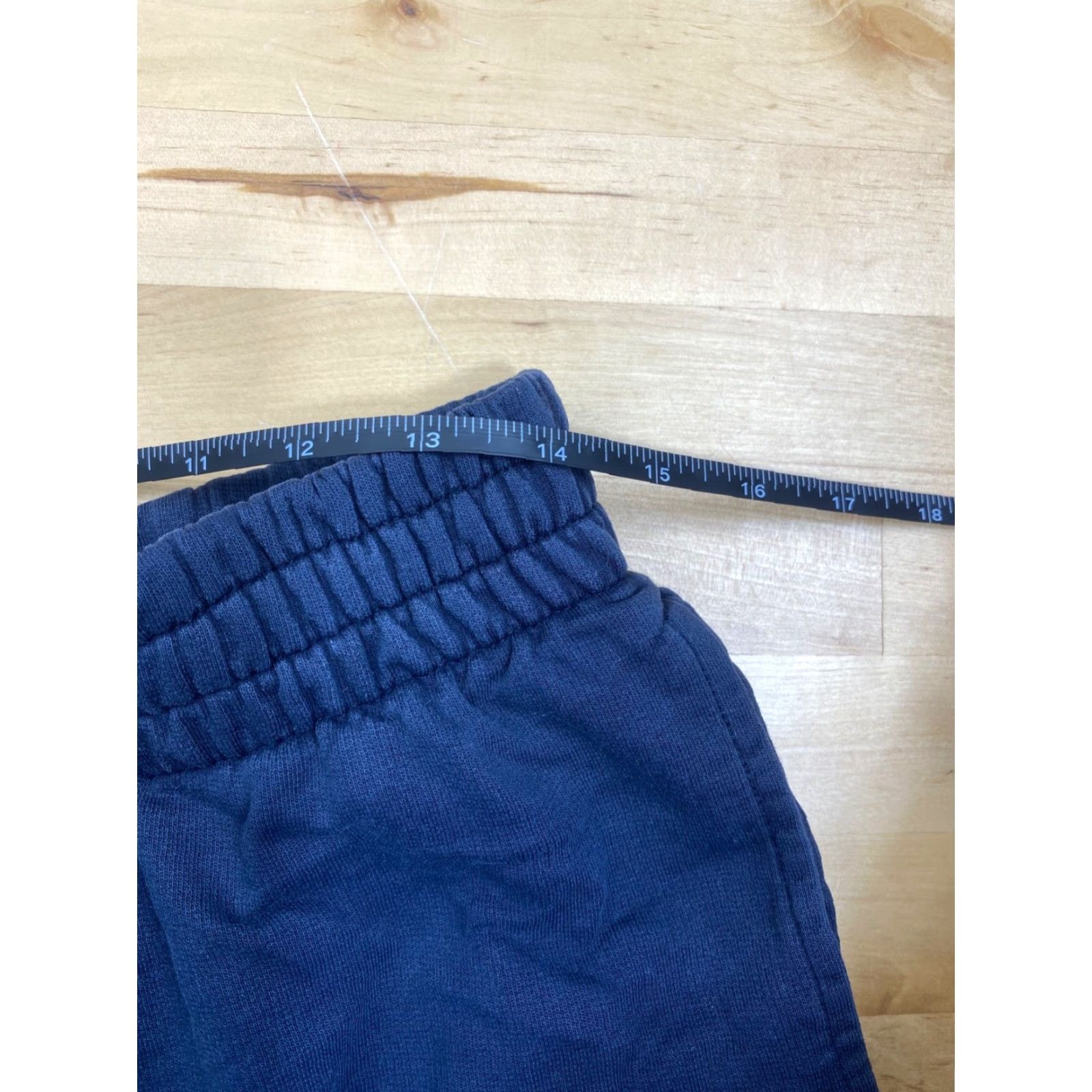 Nike Nike Sweat Shorts M Black Casual Drawstring Pockets Mens Size US 31 - 3 Thumbnail