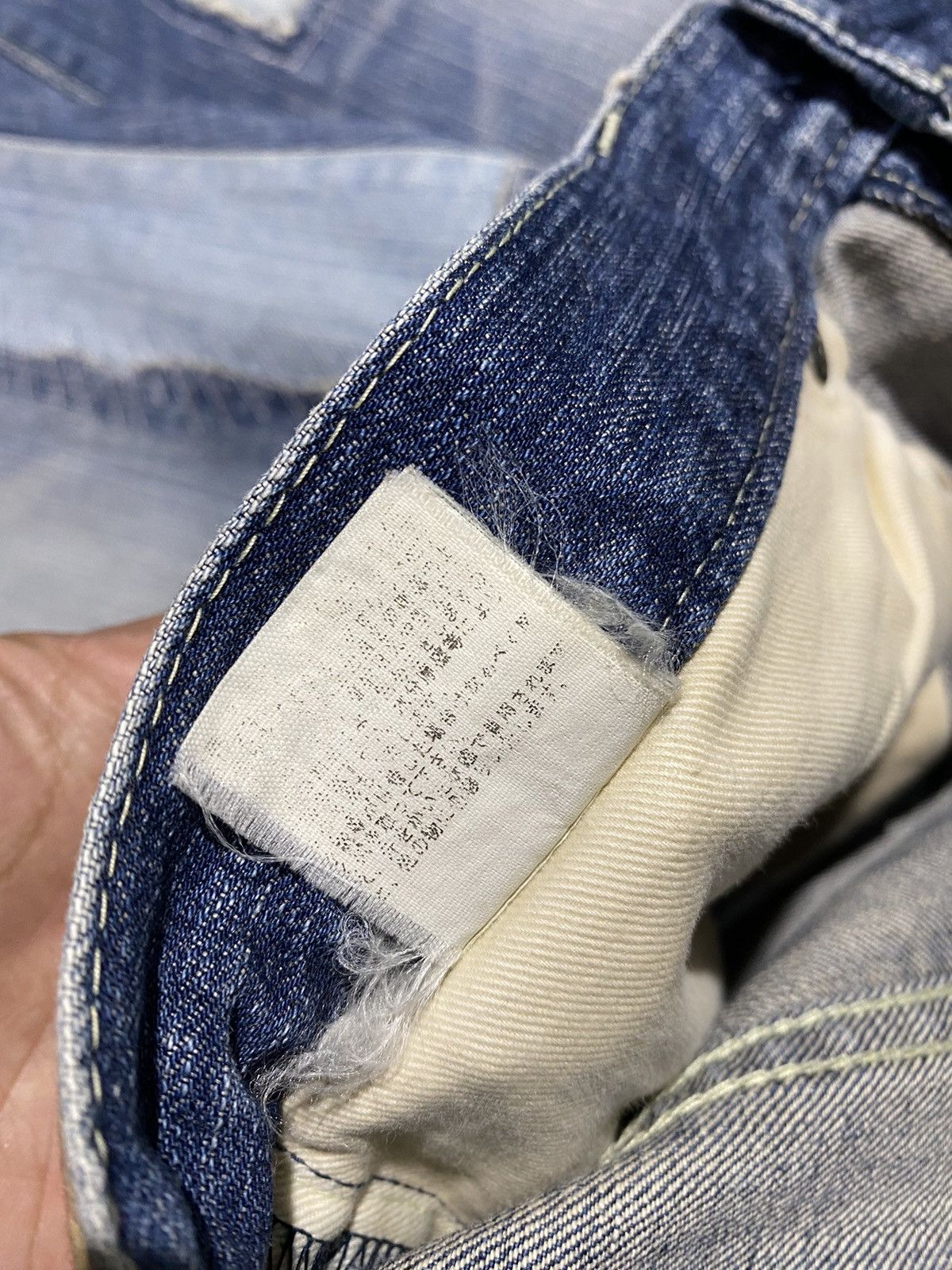 ABAHOUSE 2000s ABAHOUSE - Sashiko/Boro Patchwork Denim Pants Size US 34 / EU 50 - 10 Thumbnail