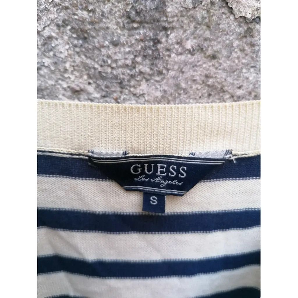 Guess Guess Striped Lace-Sleeve Top (Size S) Size S / US 4 / IT 40 - 7 Thumbnail