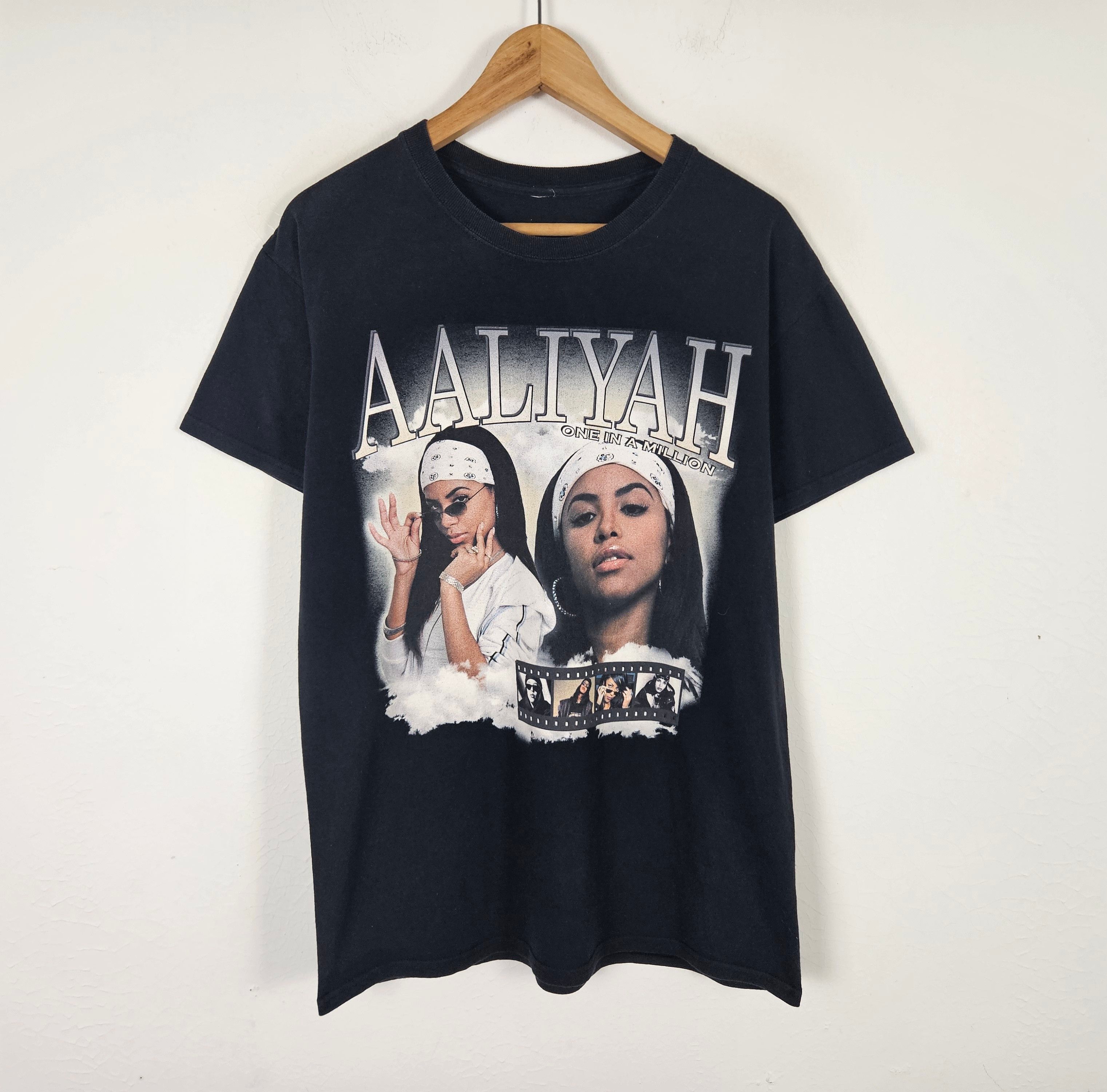 Rap Tees Aaliyah One in a Million rap tee shirt Size US M / EU 48-50 / 2 - 2 Thumbnail