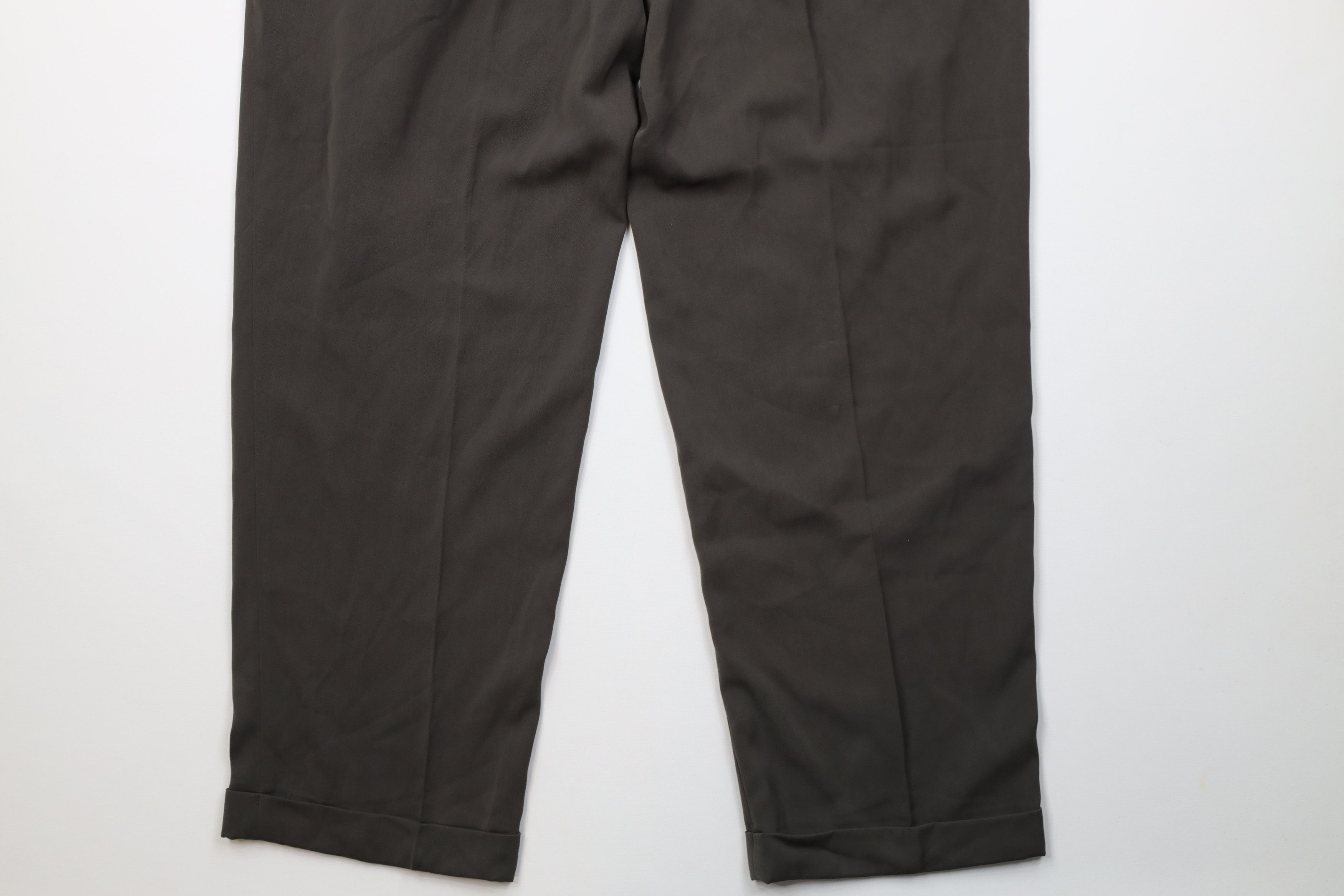 Vintage Deadstock Vintage 90s Streetwear Wide Leg Chino Pants Green Size US 36 / EU 52 - 12 Thumbnail