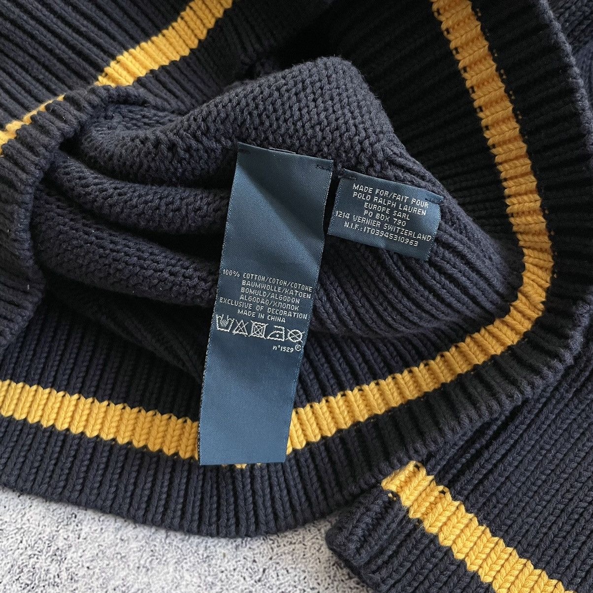 Polo Ralph Lauren Vintage Ralph Lauren Polo Cotton Navy Blue Sweater Elbow Size US L / EU 52-54 / 3 - 11 Thumbnail