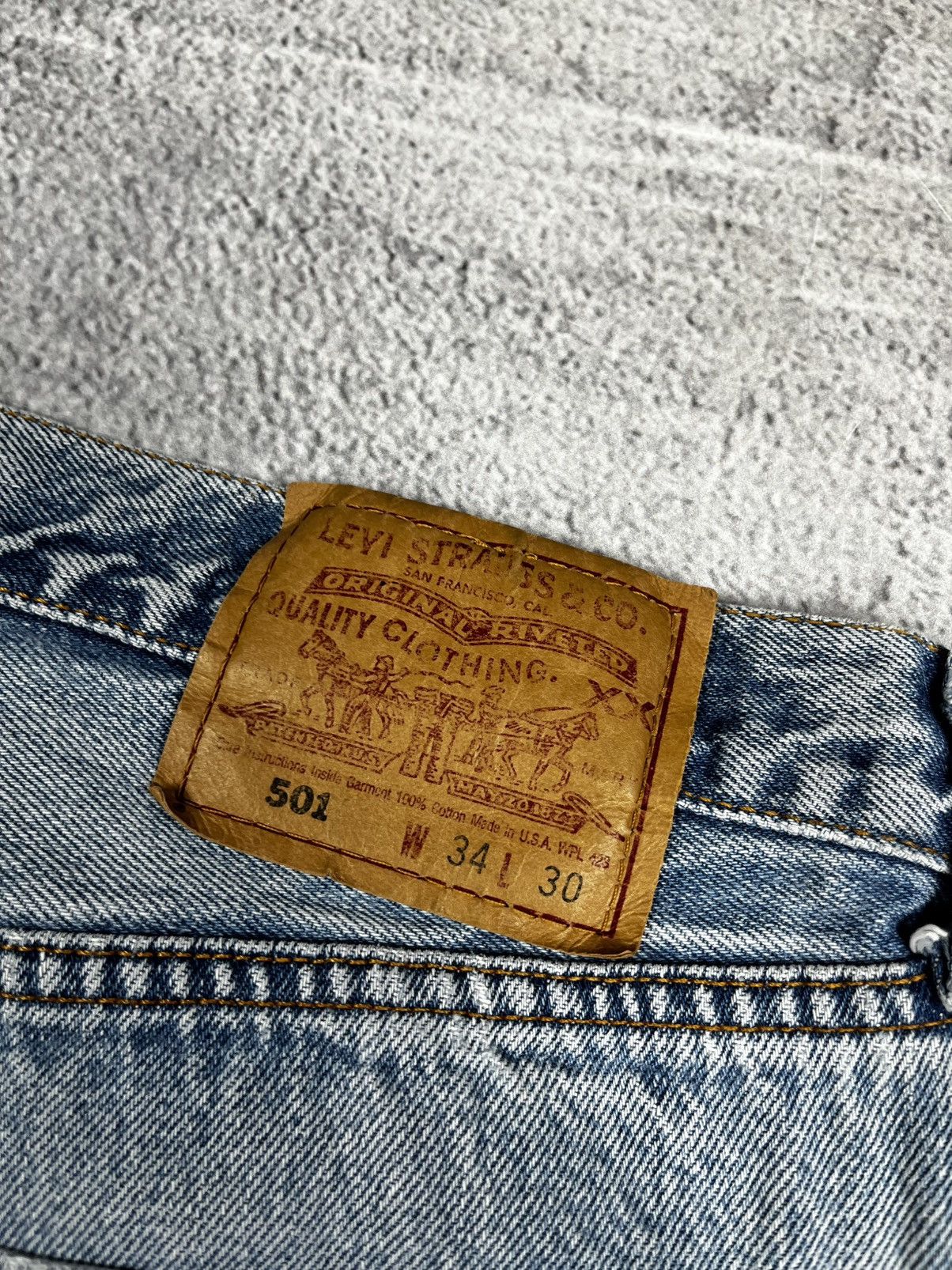 Levi's × Levi's Vintage Clothing × Vintage Levi’s denim vintage USA 90s size 34/30 Size US 34 / EU 50 - 3 Thumbnail