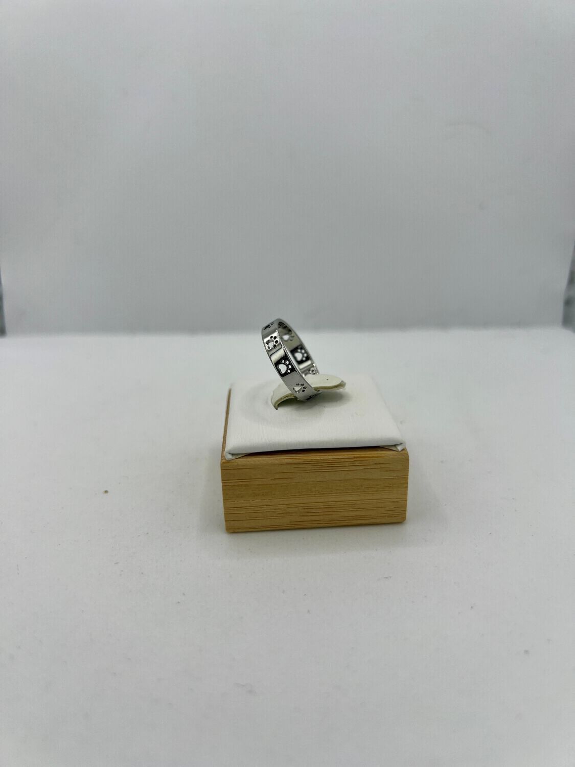 Jewelry Pet Paw Silver Ring - Size 6.5 Size ONE SIZE - 2 Thumbnail