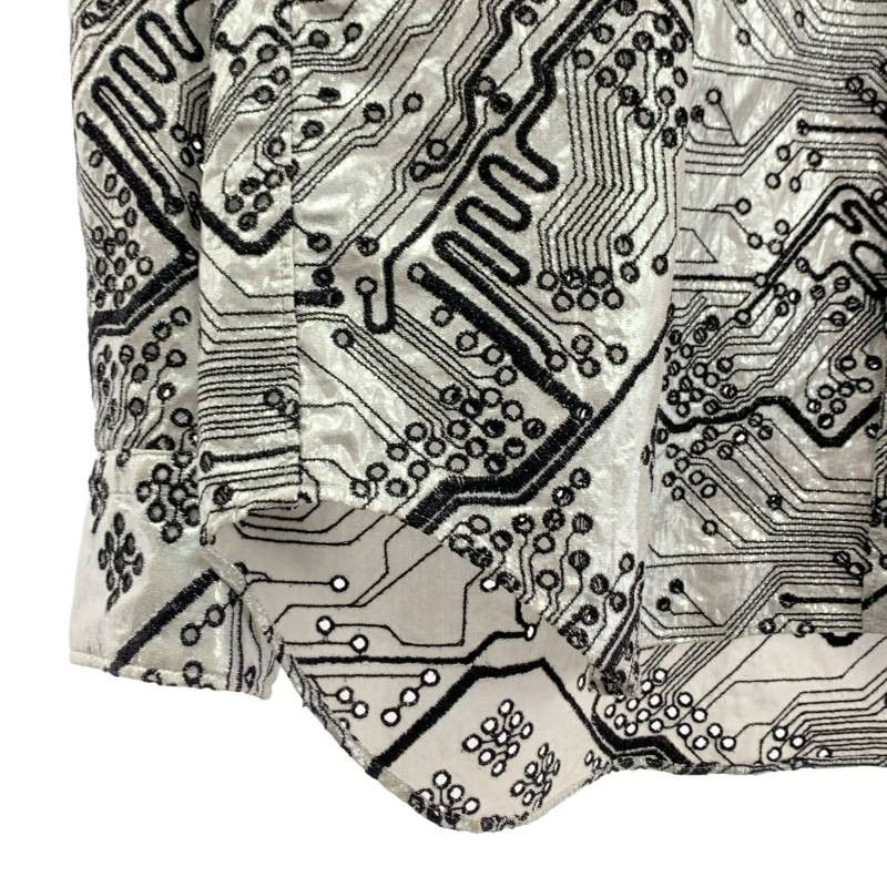 Comme des Garcons Homme Plus Shirt Perforated detail electronic circuit metallic Size US M / EU 48-50 / 2 - 3 Thumbnail